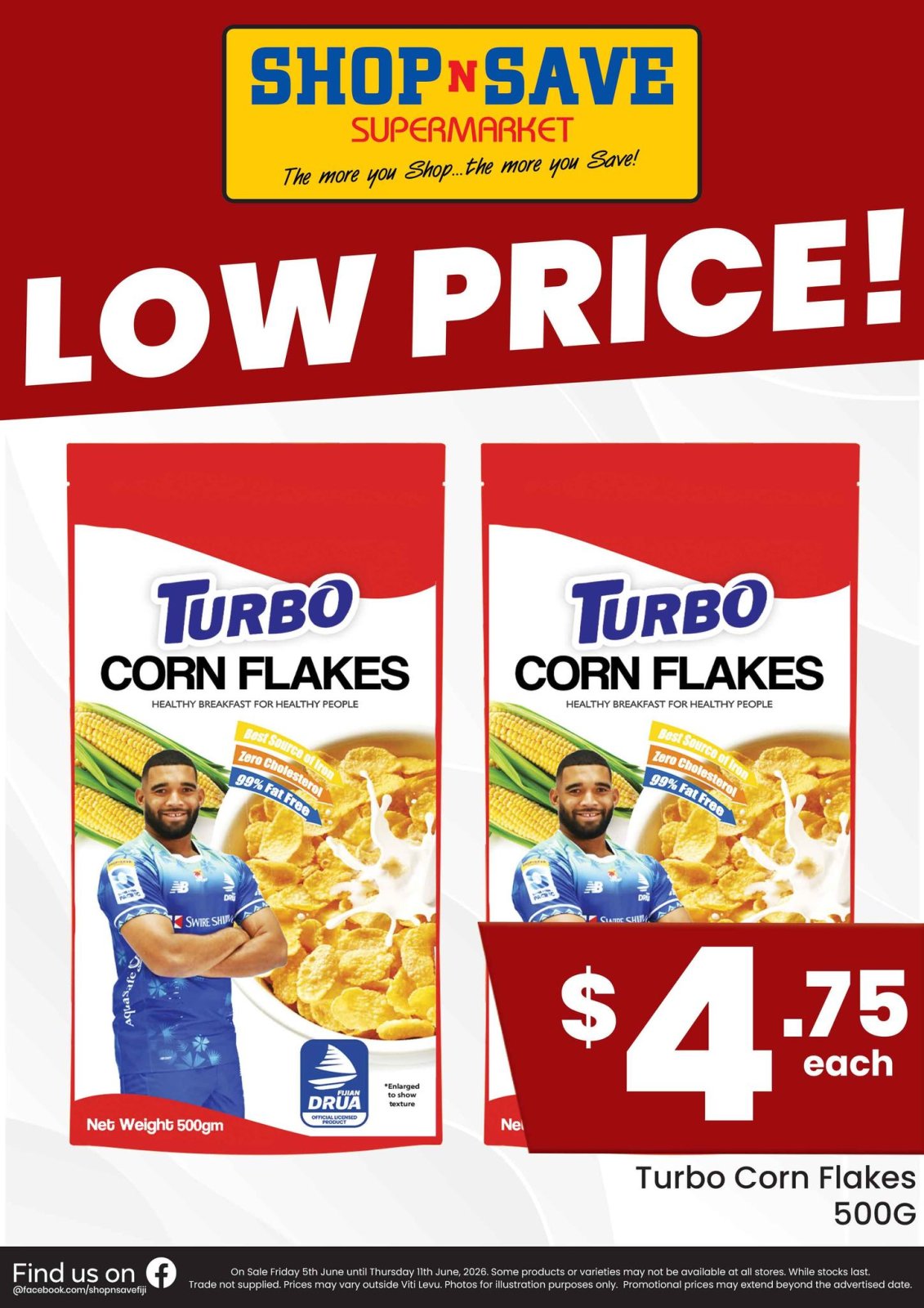 Turbo Corn Flakes 500G