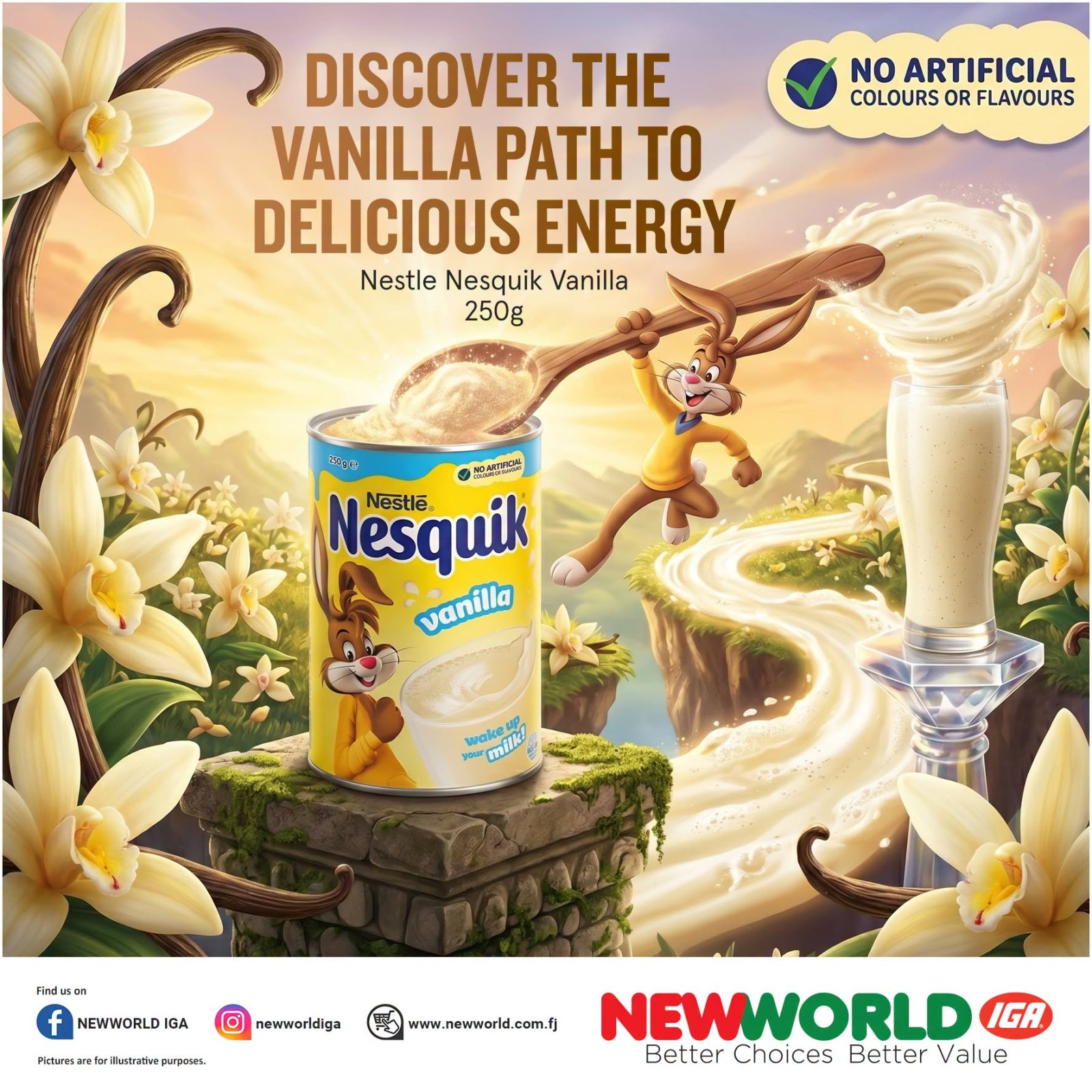 Nestle Nesquik Vanilla 250g