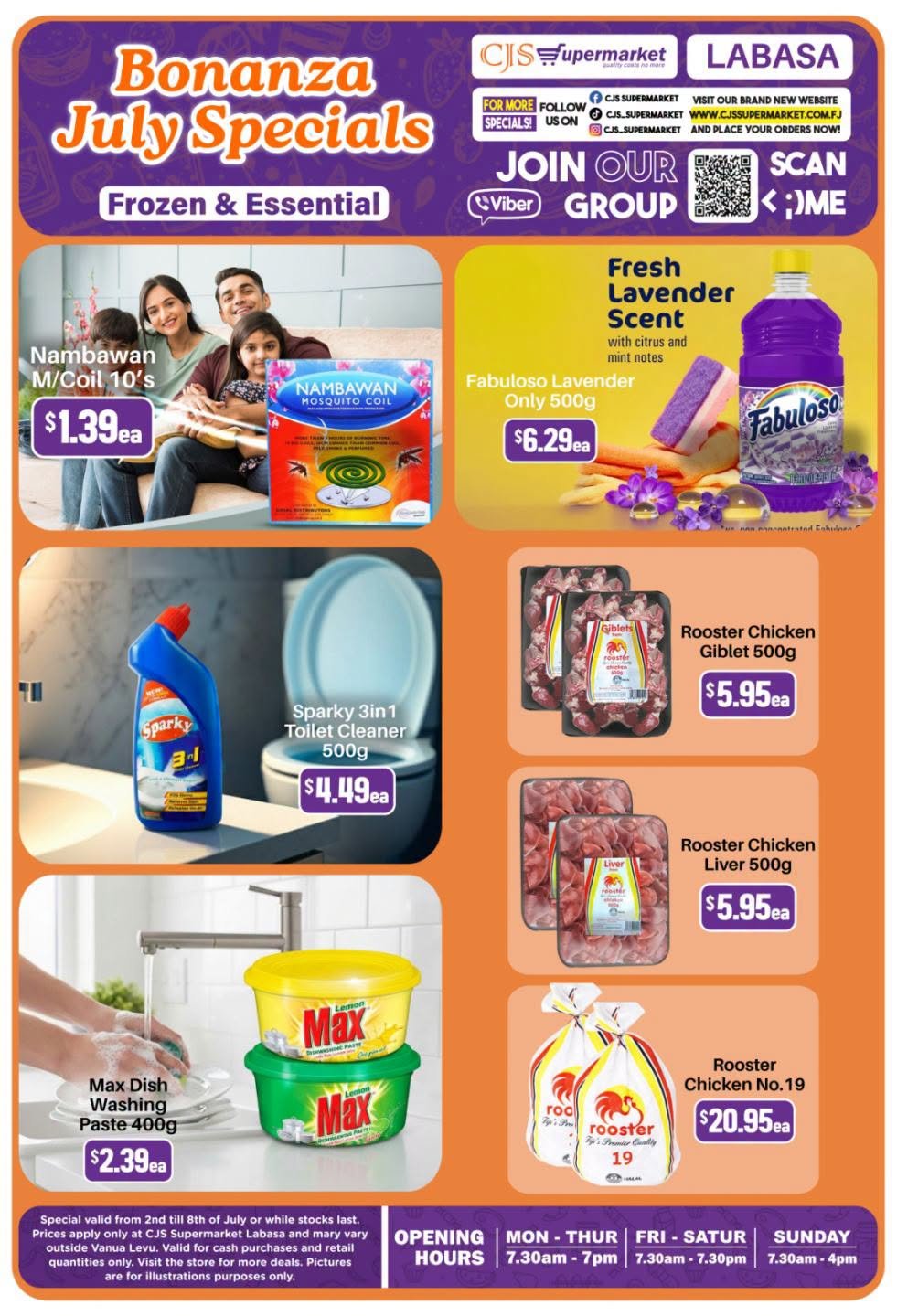 Bonanza July Specials - Frozen & Essential - Page 1