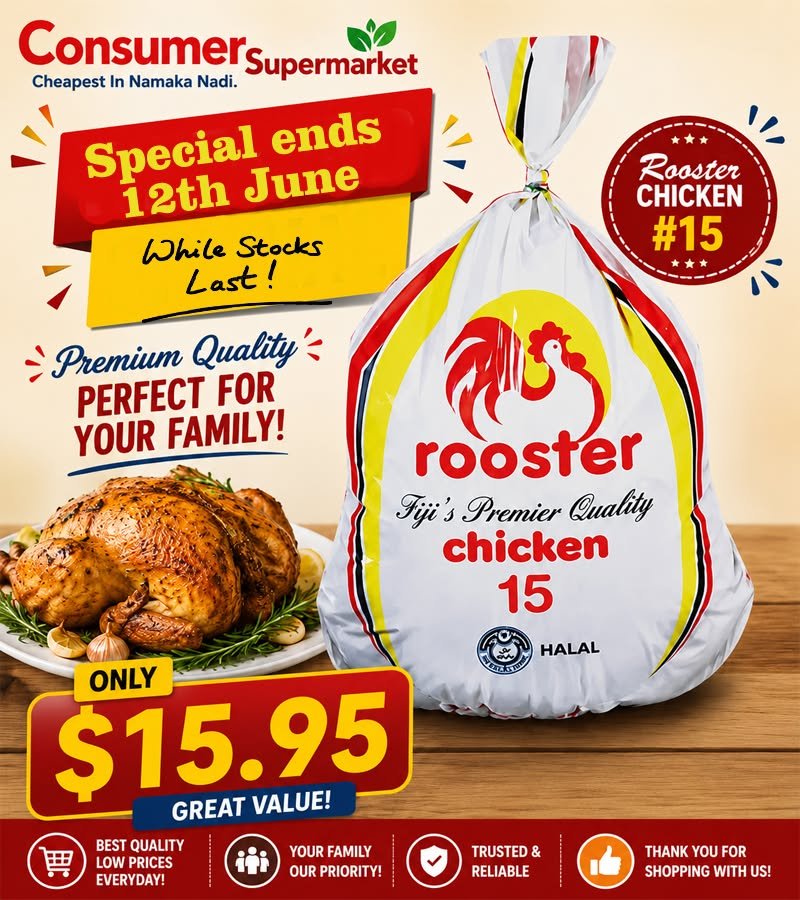 Rooster Chicken #15 - Only $15.95