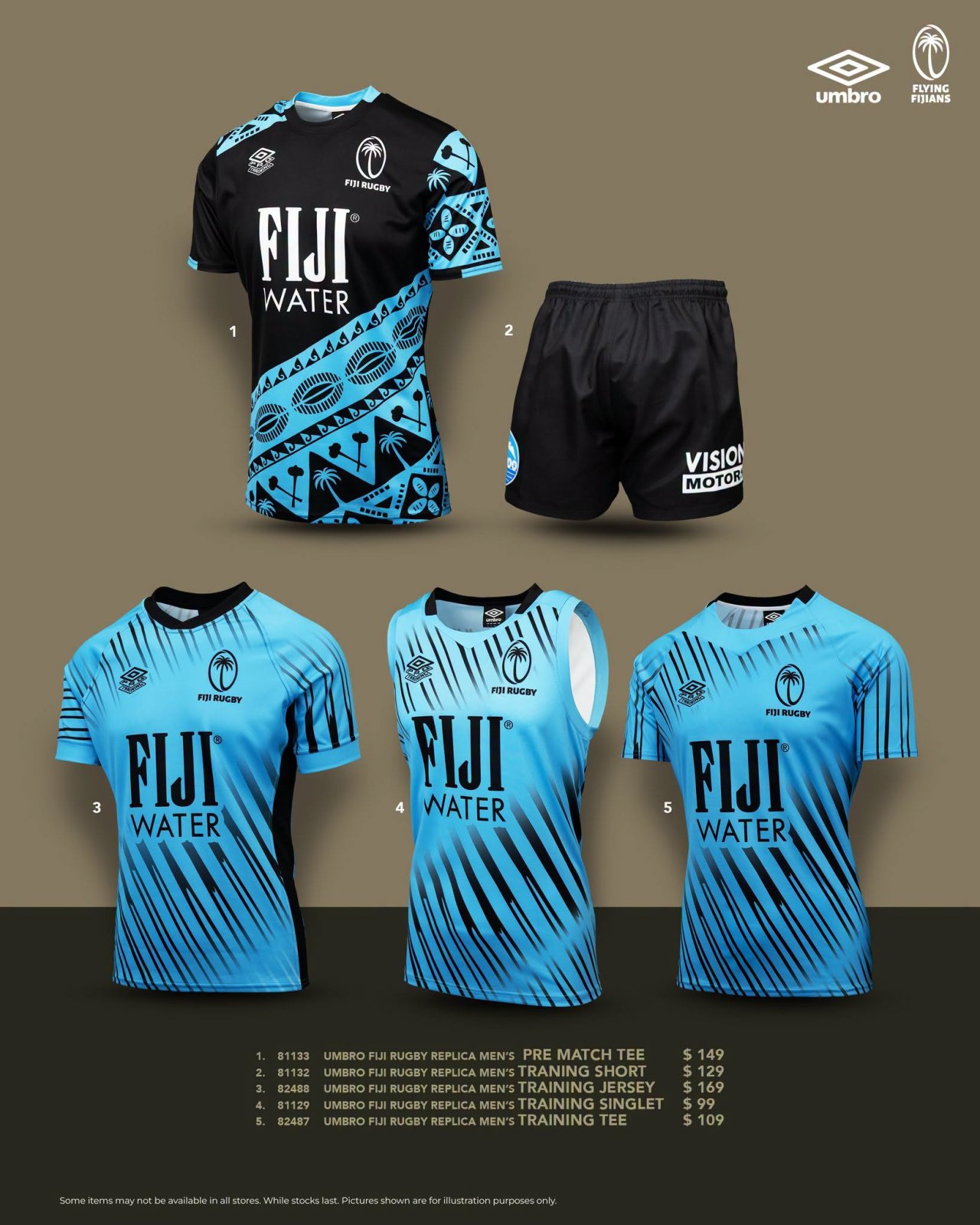Umbro Fiji Rugby Replica Collection - Page 1