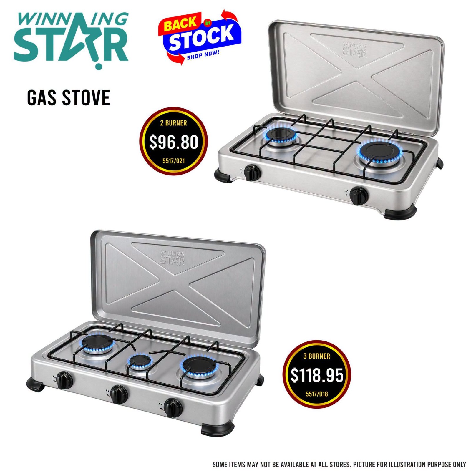 Winning Star Gas Stove – Back in Stock - Page 1