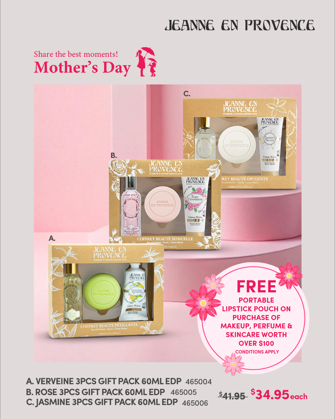 Jeanne en Provence Mother's Day Gift Sets