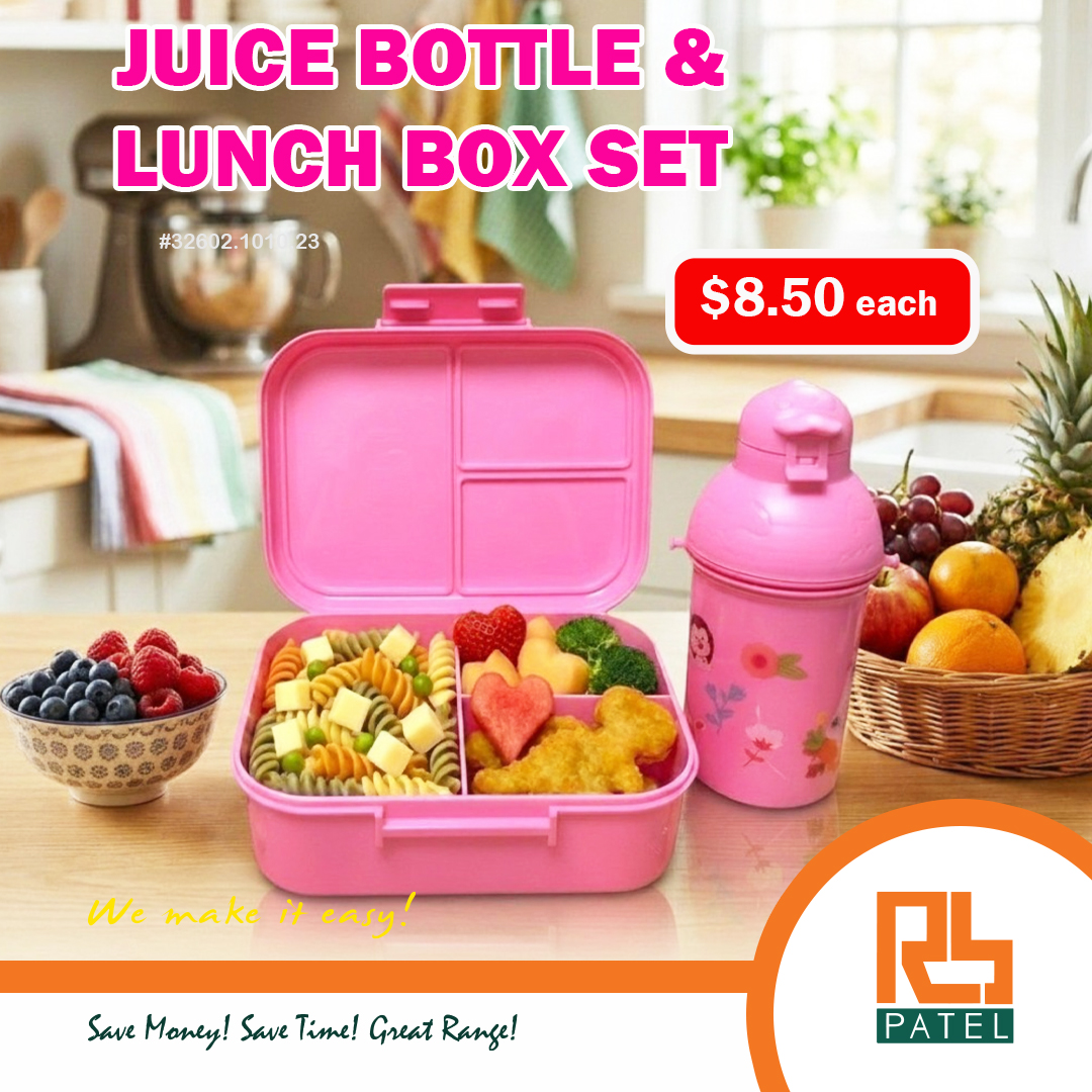 Juice Bottle & Lunch Box Set