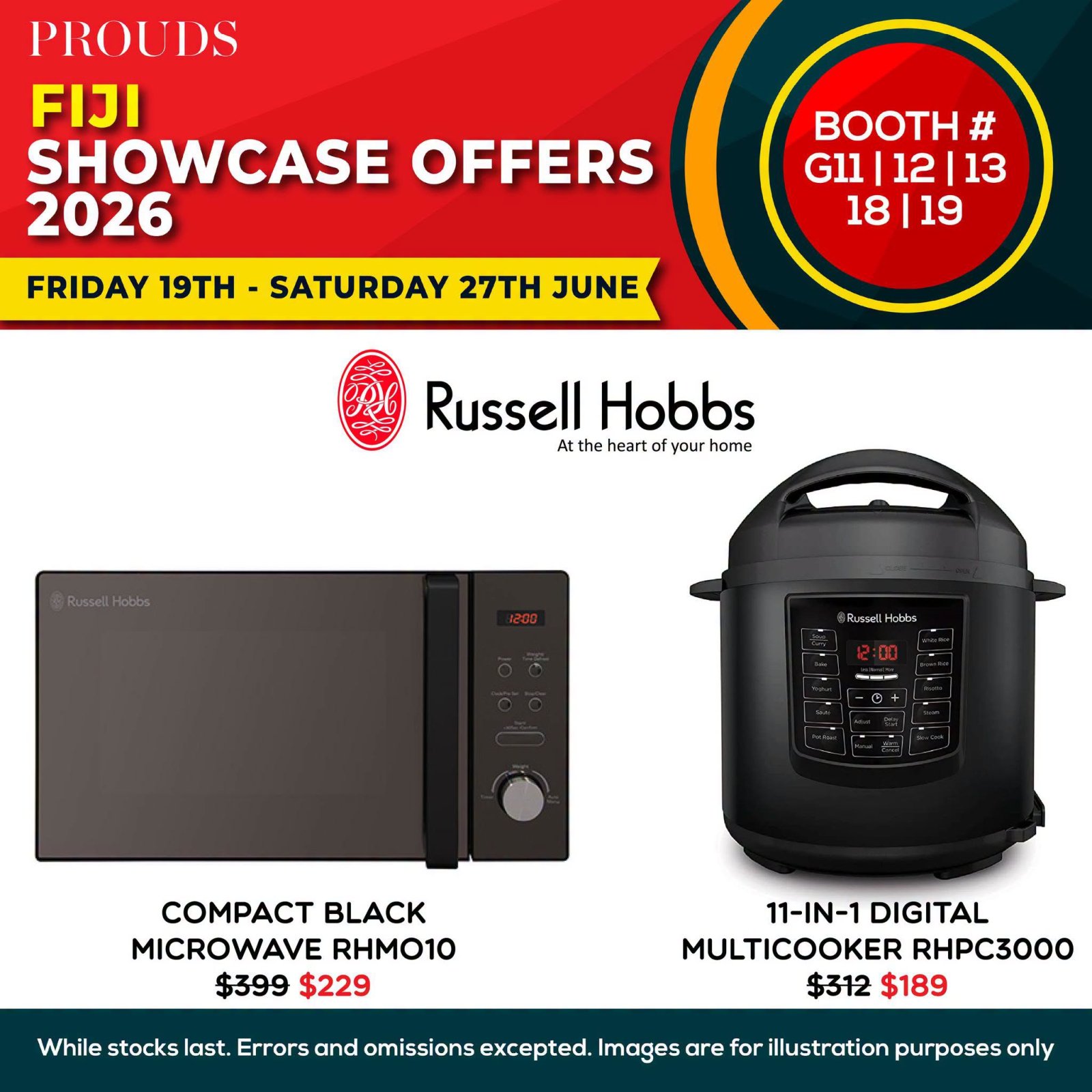 Fiji Showcase Offers 2026 – Russell Hobbs Kitchen Appliances - Page 1