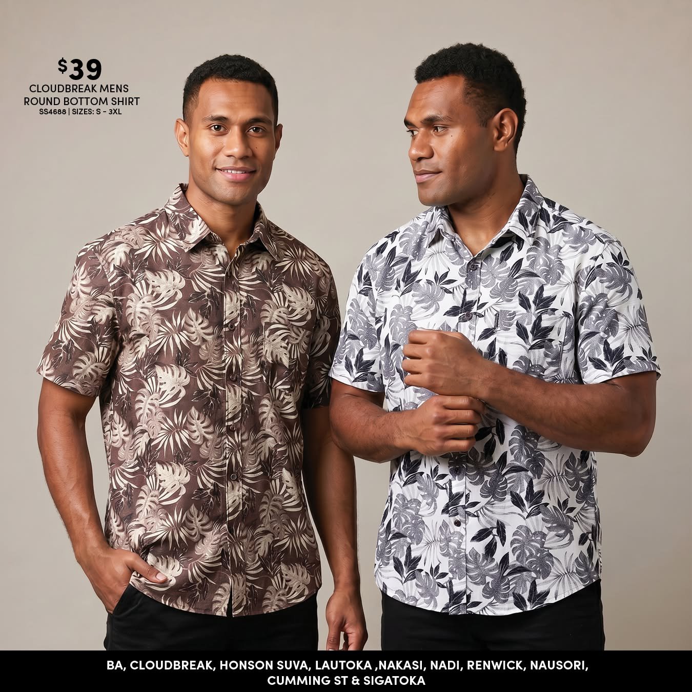 Cloudbreak Men's Round Bottom Shirt