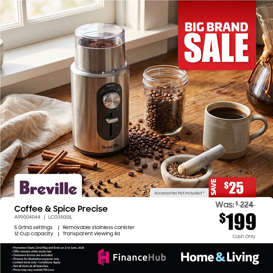 Breville Coffee & Spice Precise Grinder