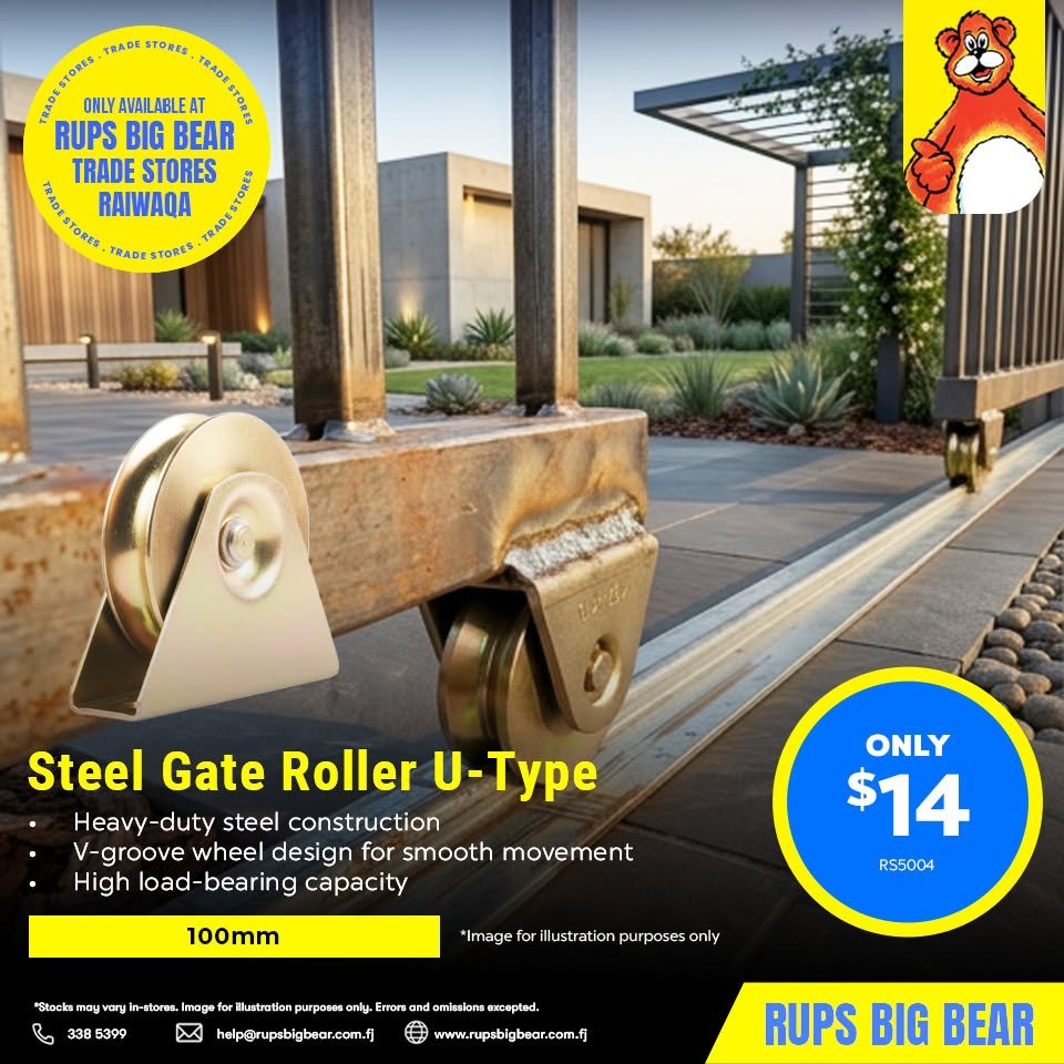 Steel Gate Roller U-Type 100mm