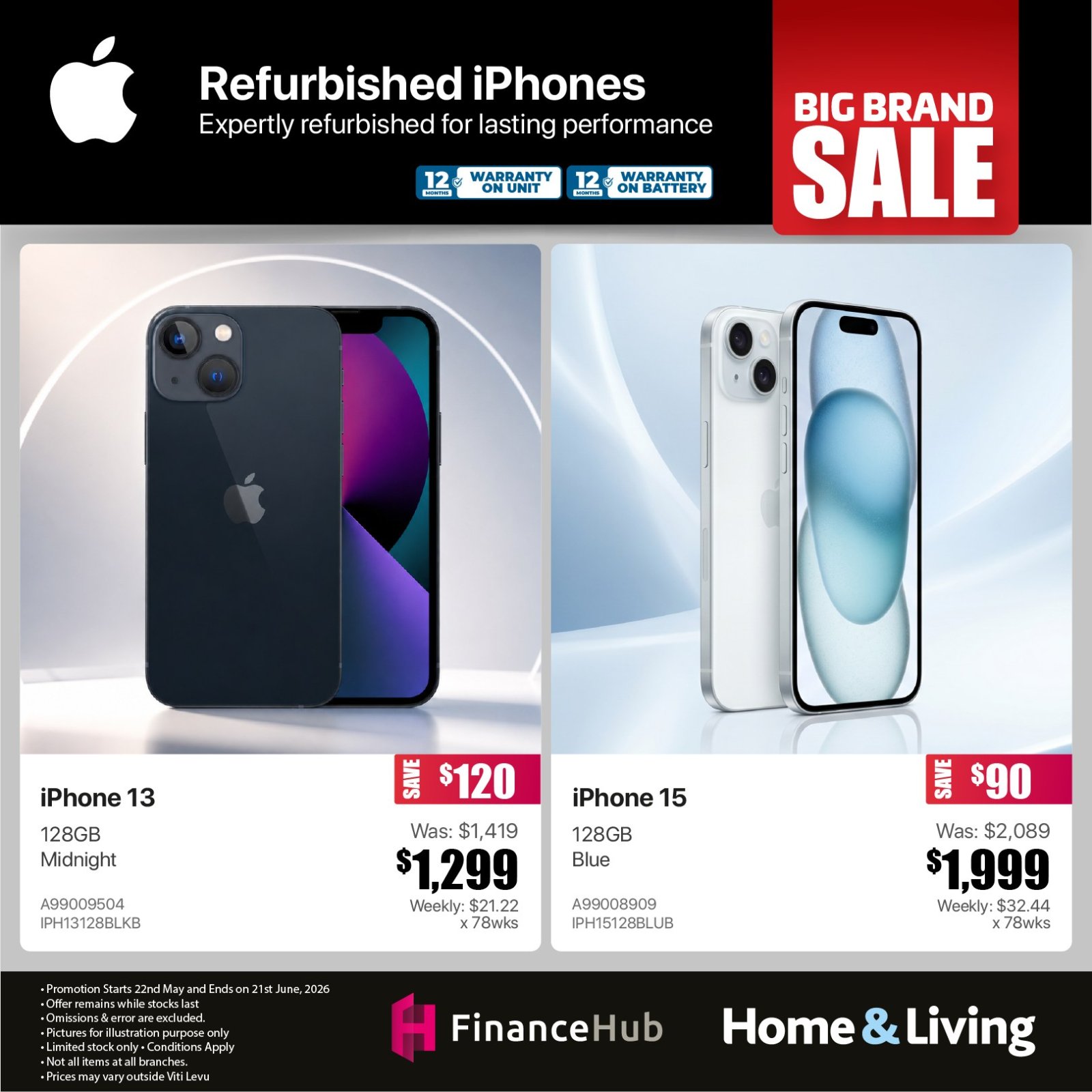 Refurbished iPhones Big Brand Sale