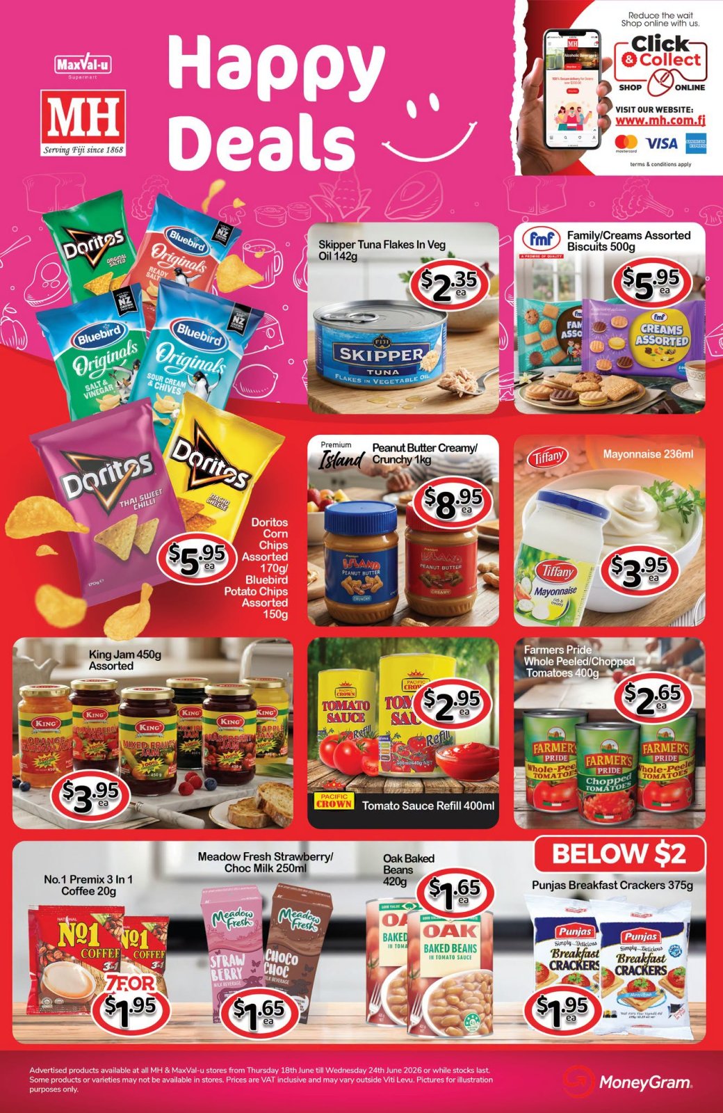 Happy Deals – Multi-Product Supermarket Flyer - Page 1