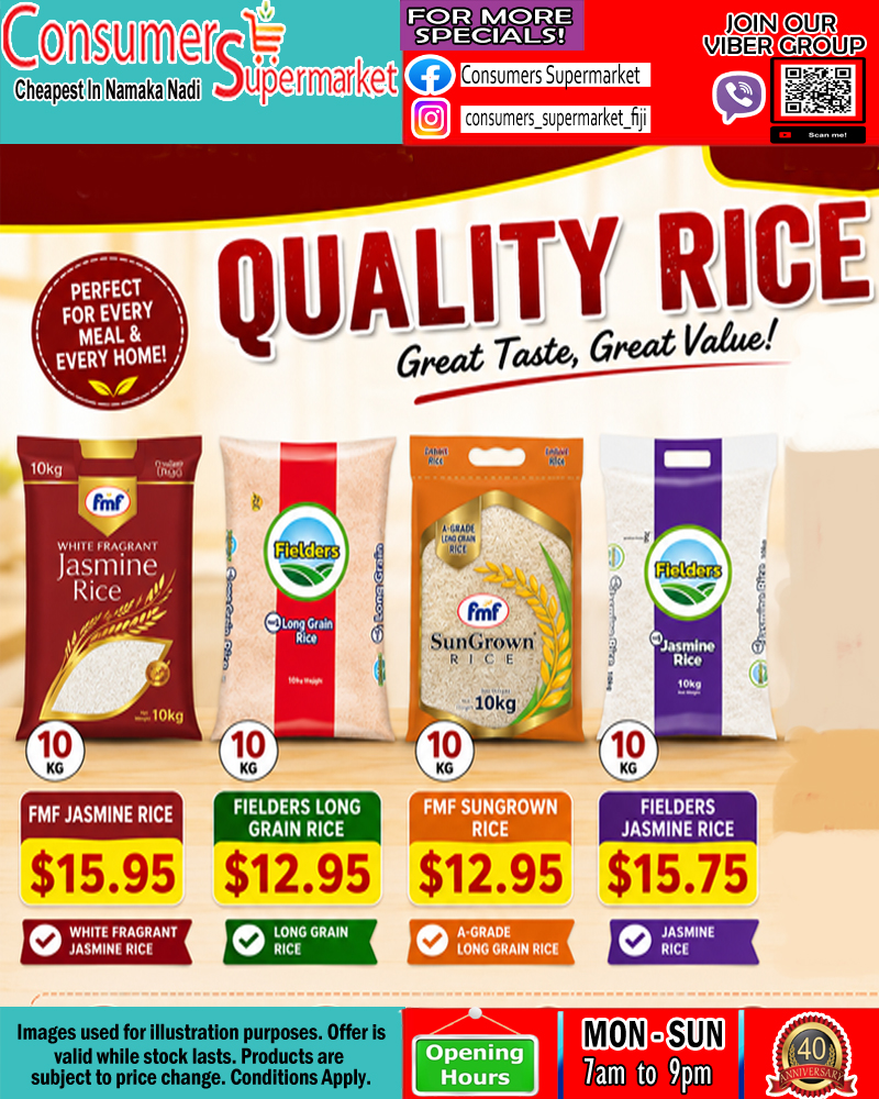Quality Rice - Great Taste, Great Value! - Page 1
