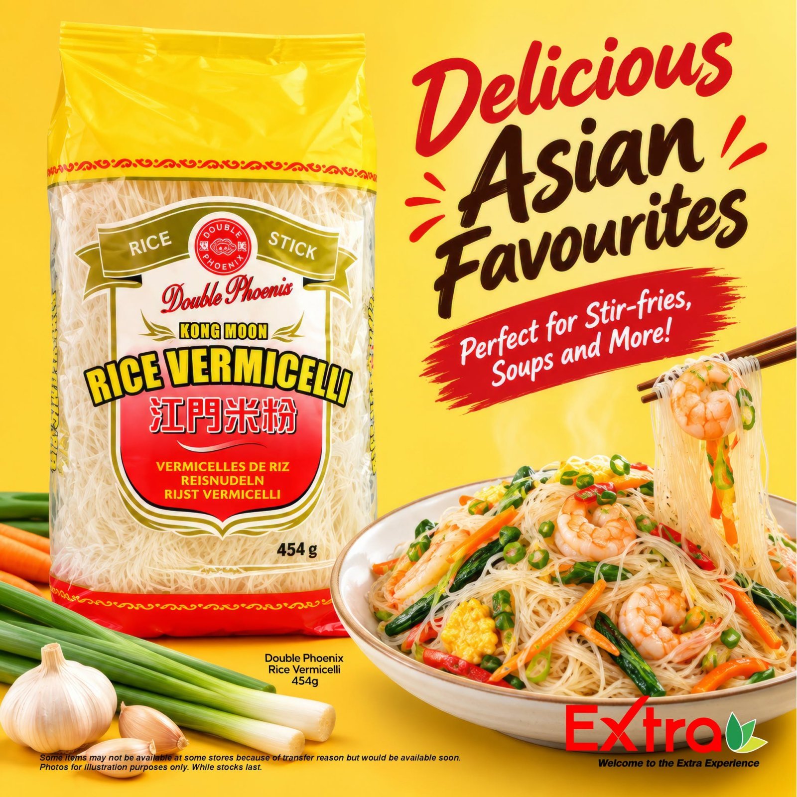 Double Phoenix Kong Moon Rice Vermicelli 454g