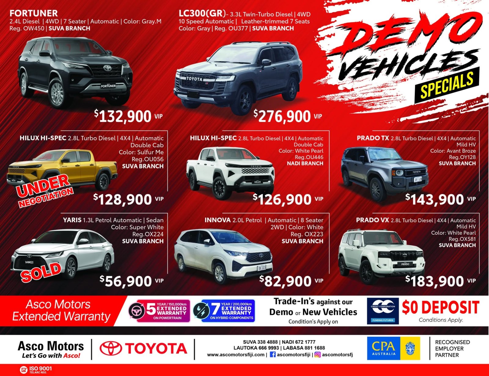 Demo Vehicles Specials - Page 1