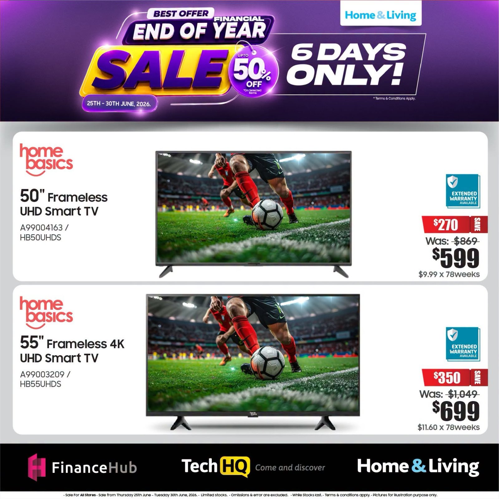 End of Year Sale – Up to 50% Off Home Basics TVs - Page 1