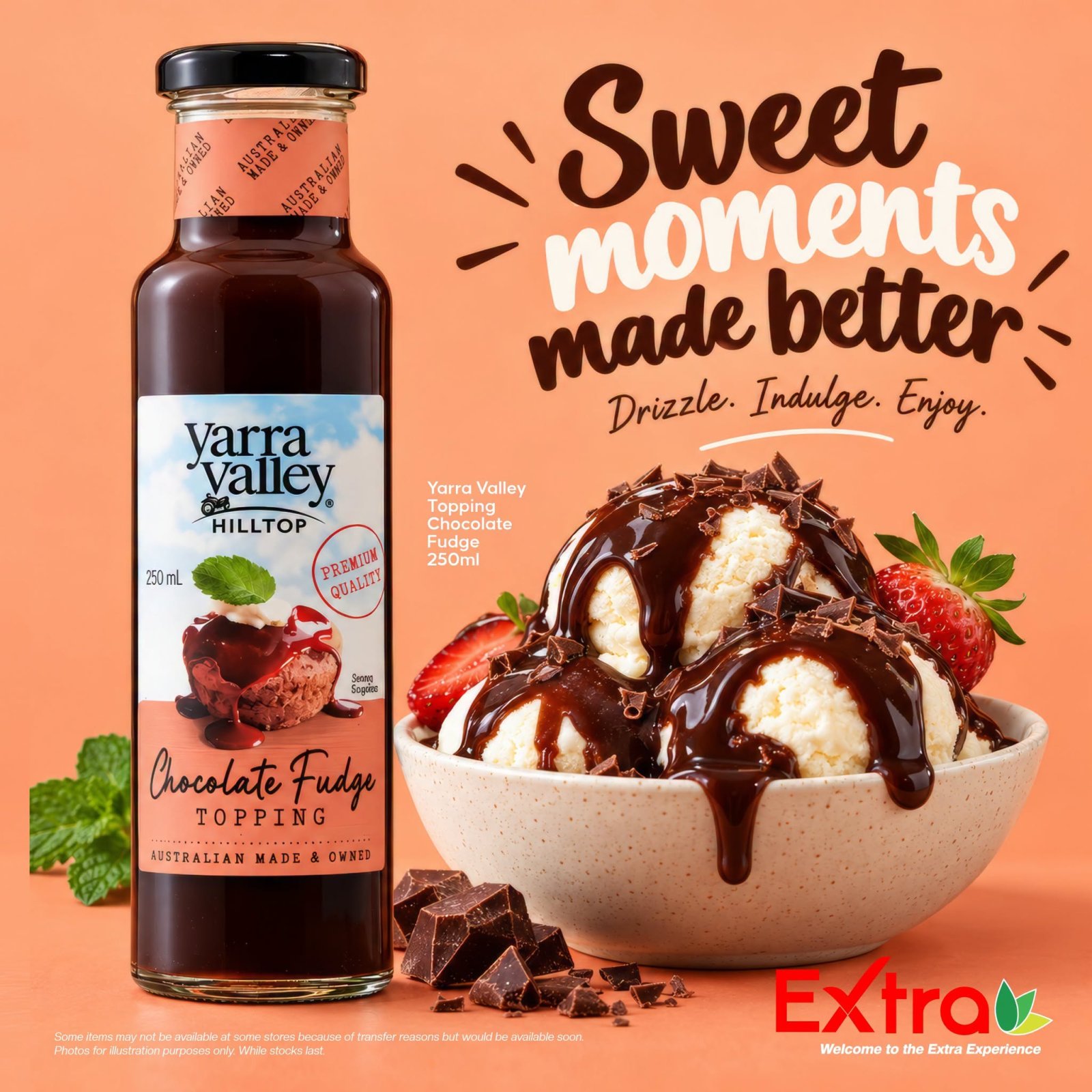 Yarra Valley Chocolate Fudge Topping 250ml