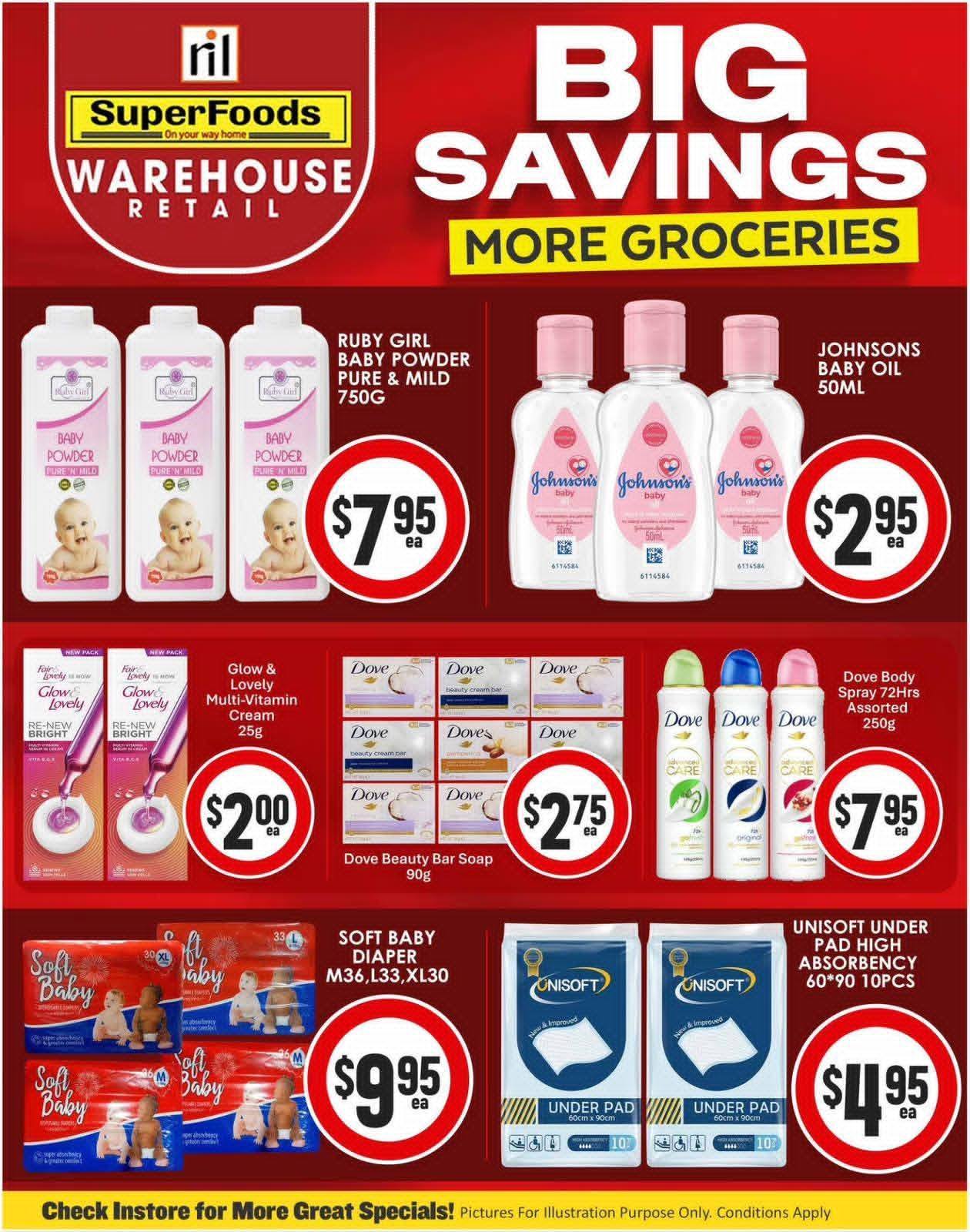 Big Savings - More Groceries - Page 1