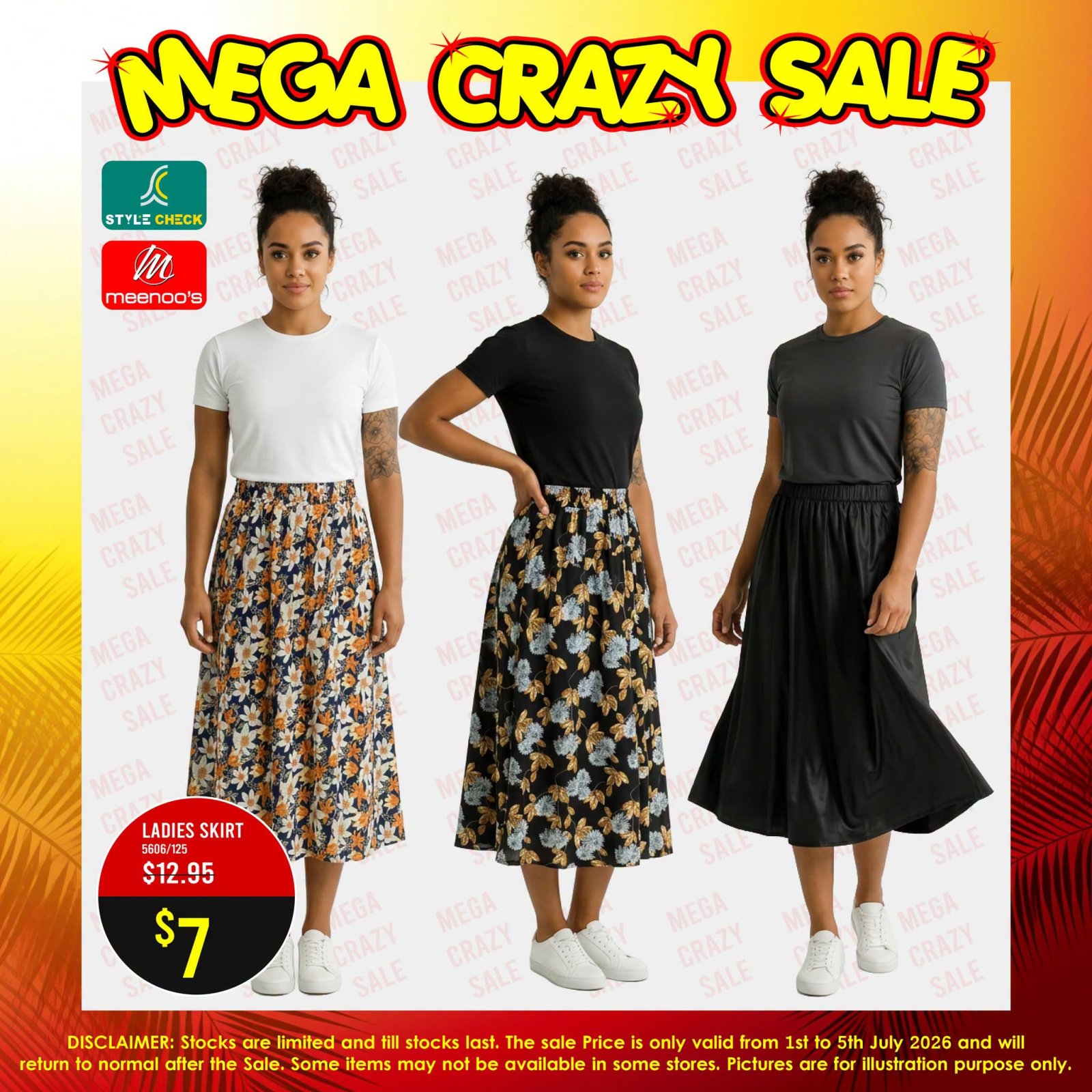 Ladies Skirt 5606/125 Mega Crazy Sale