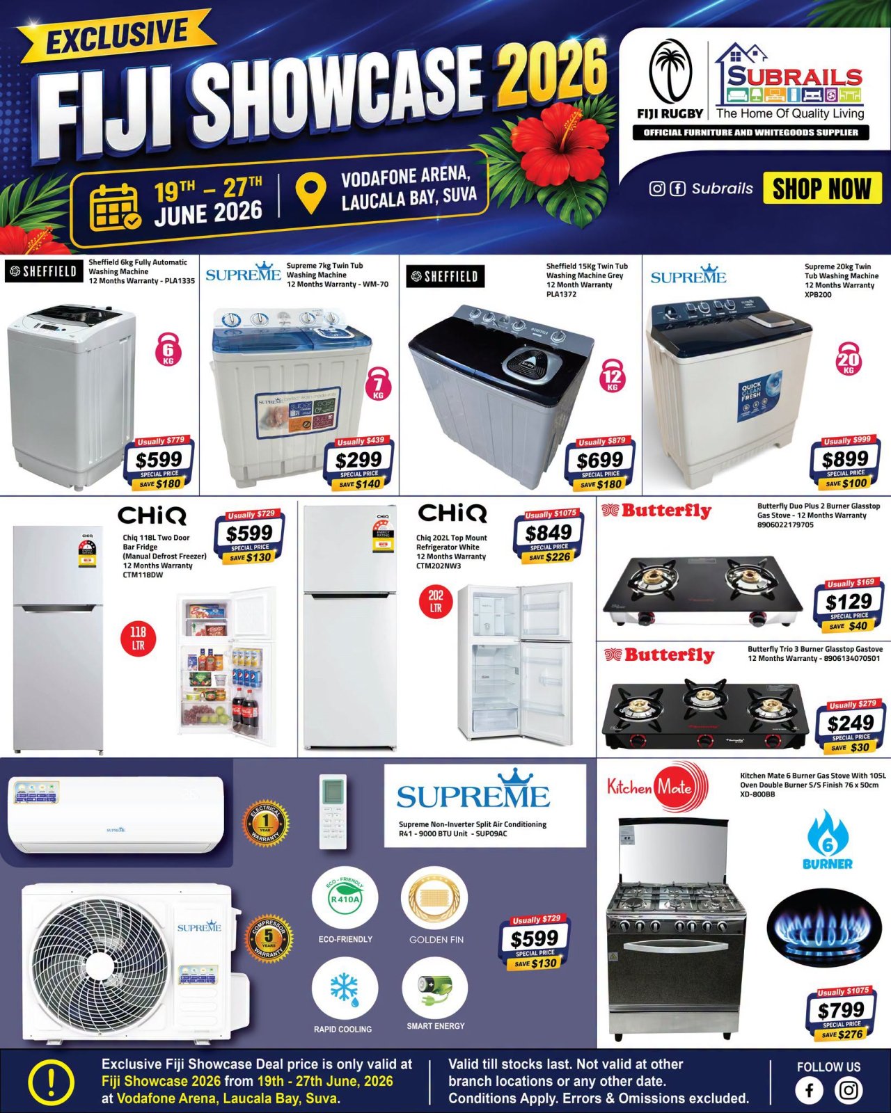 Fiji Showcase 2026 - Exclusive Home Appliances & Kitchen Sale - Page 1