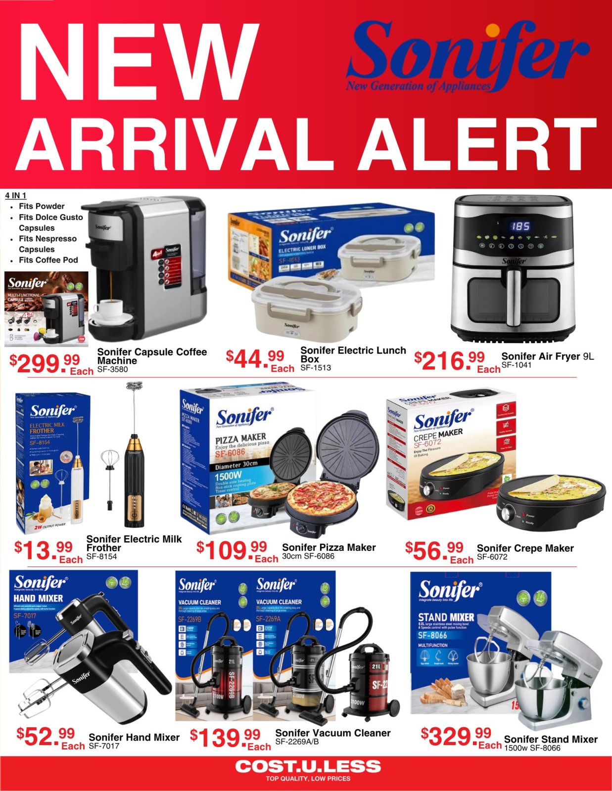 New Arrival Alert – Sonifer Appliances