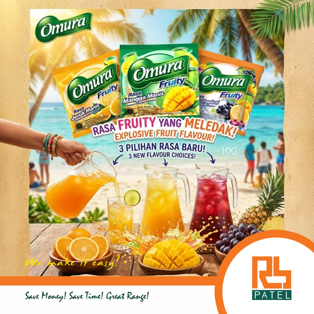 Omura Fruity Concentrated Juice - 3 New Flavours
