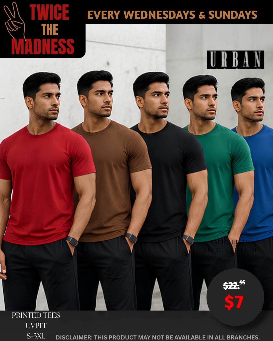 Plain Tees - Twice the Madness Sale
