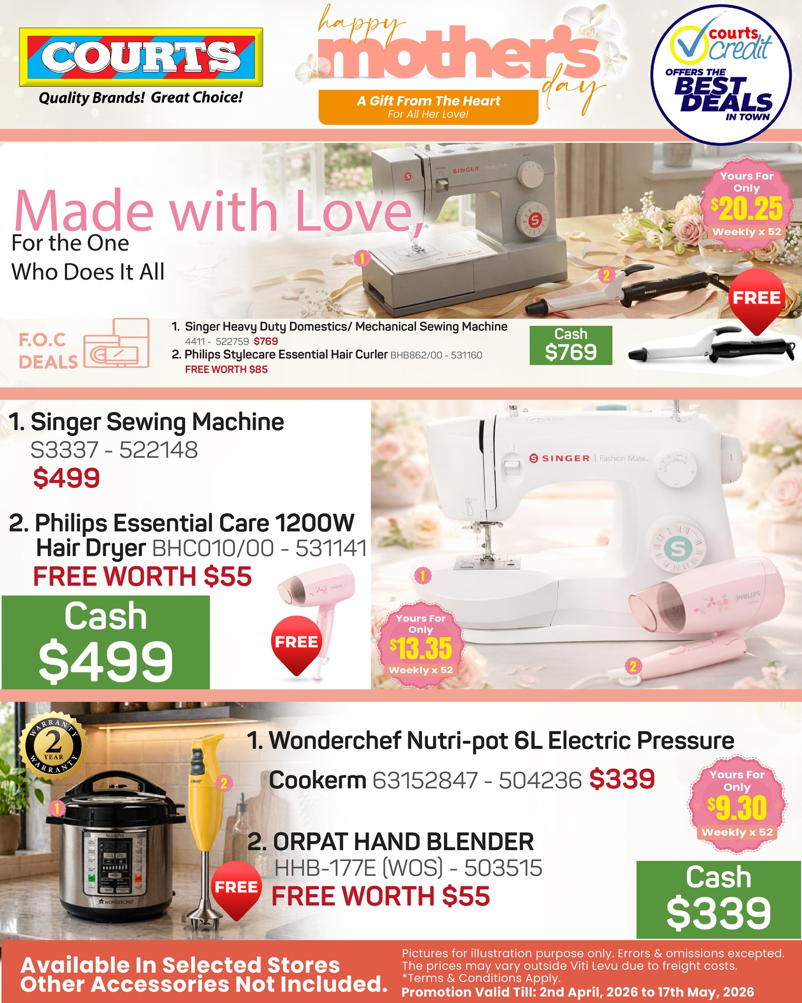 Mother's Day Gift Deals – Sewing, Styling & Cooking - Page 1