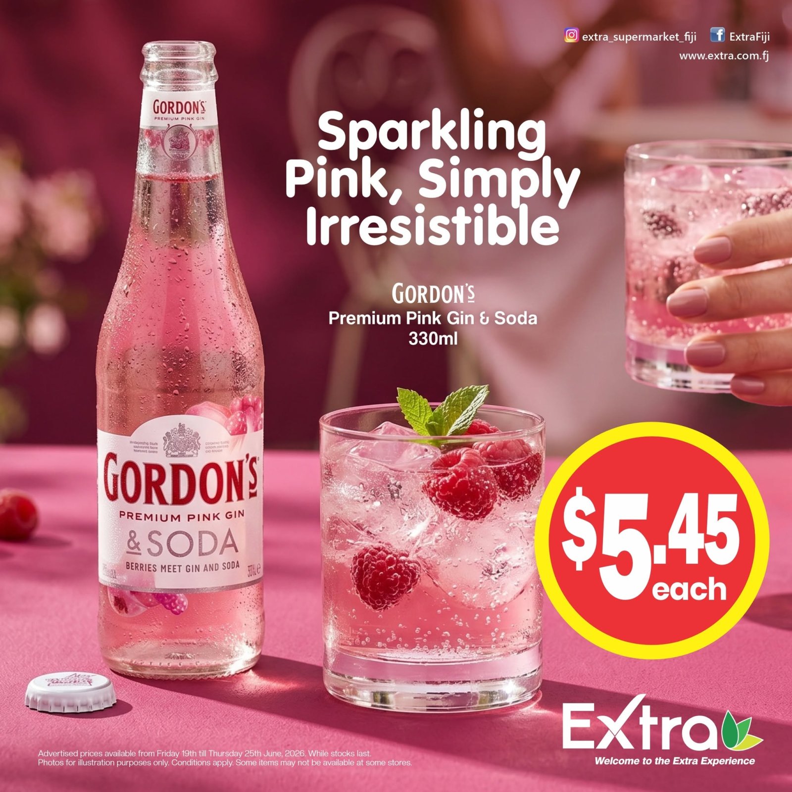 Gordon's Premium Pink Gin & Soda
