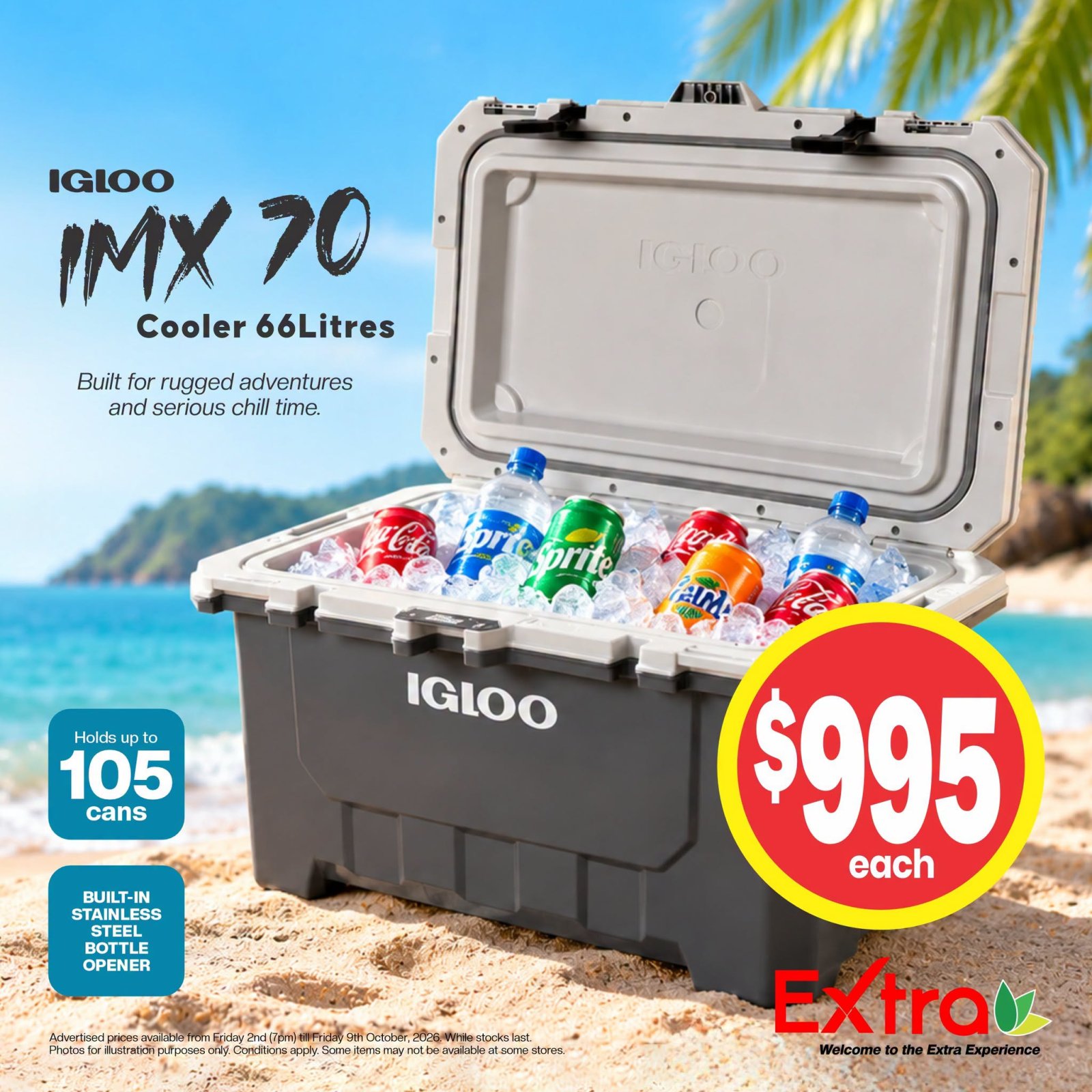 IGLOO IMX 70 Cooler 66 Litres