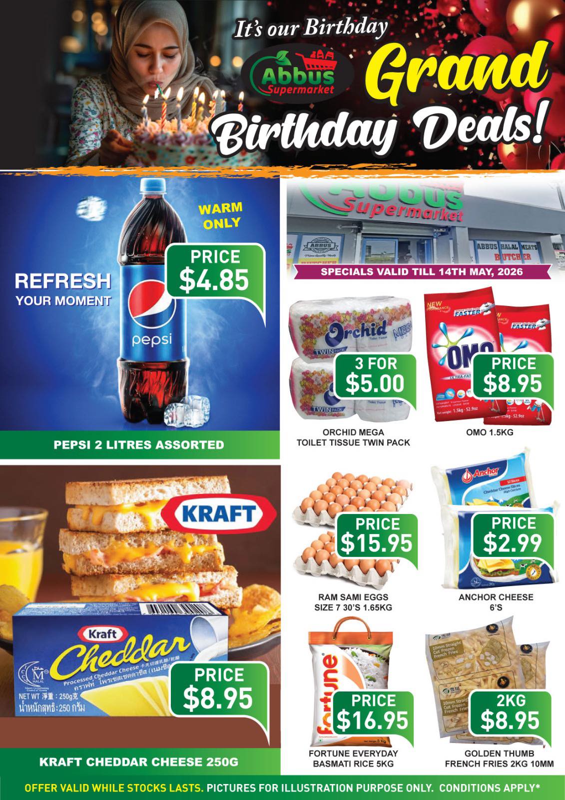 Abbus Supermarket Grand Birthday Deals - Page 1