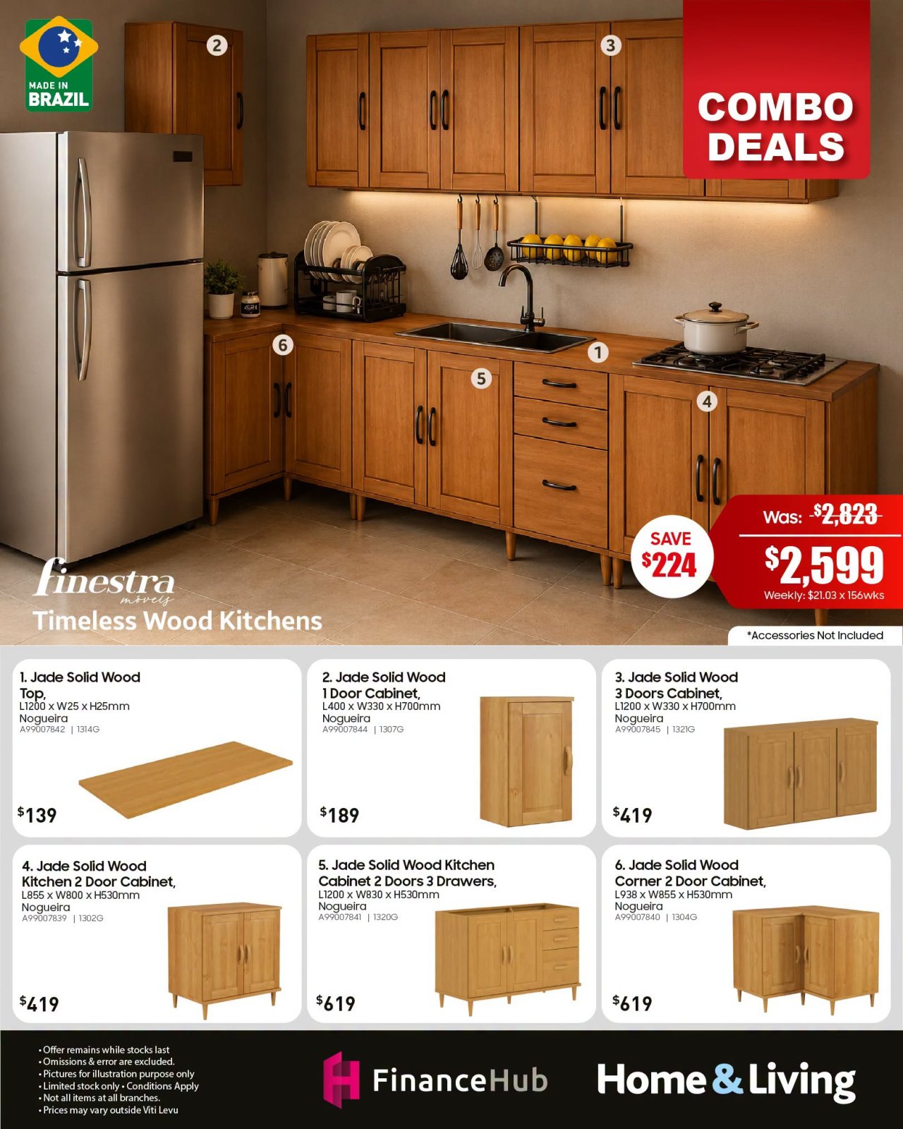 Timeless Wood Kitchens Combo Deals - Page 1