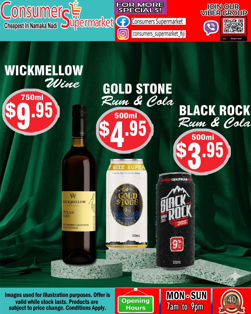 Weekend Spirits & Drinks Specials - Page 1