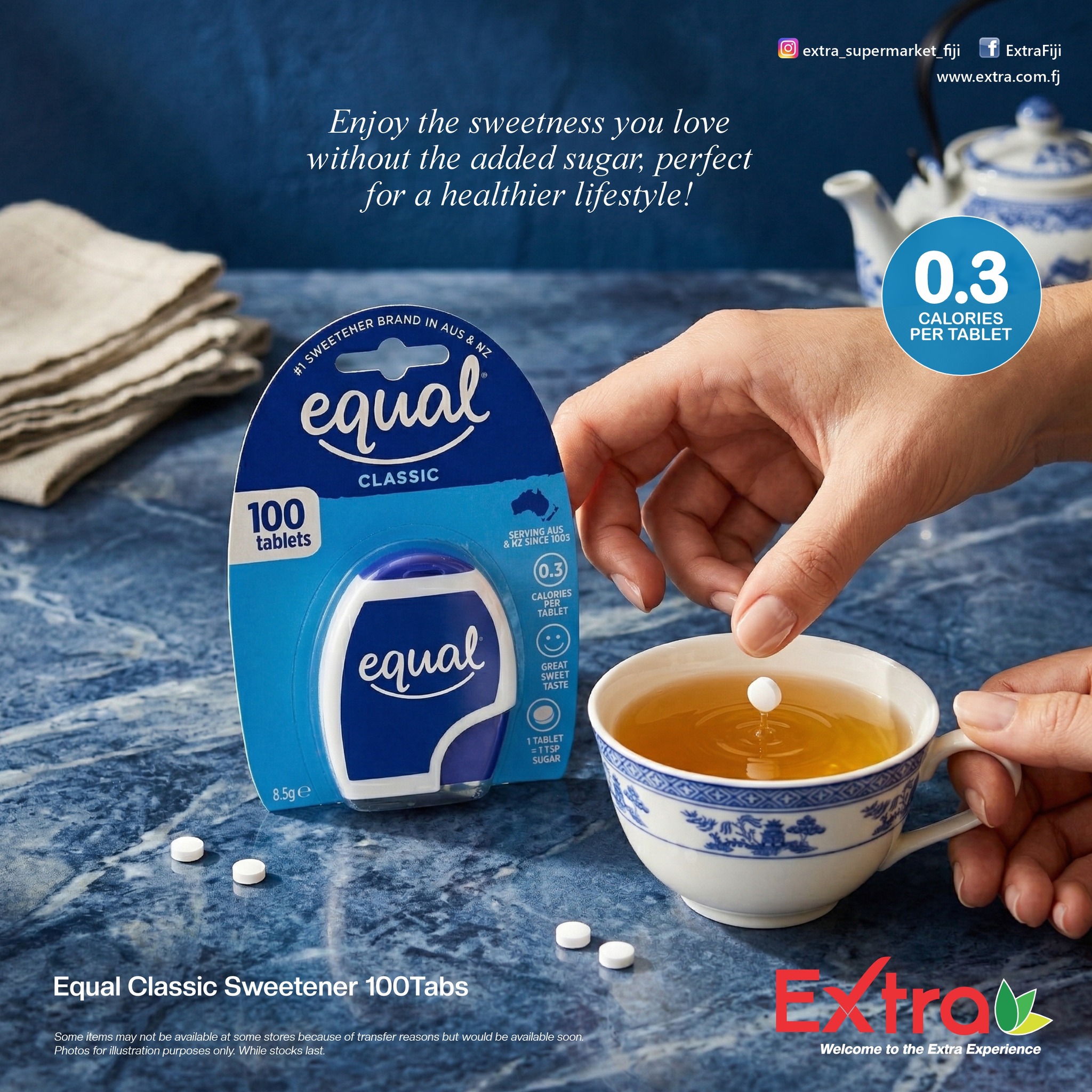 Equal Classic Sweetener 100 Tabs - $8.95each