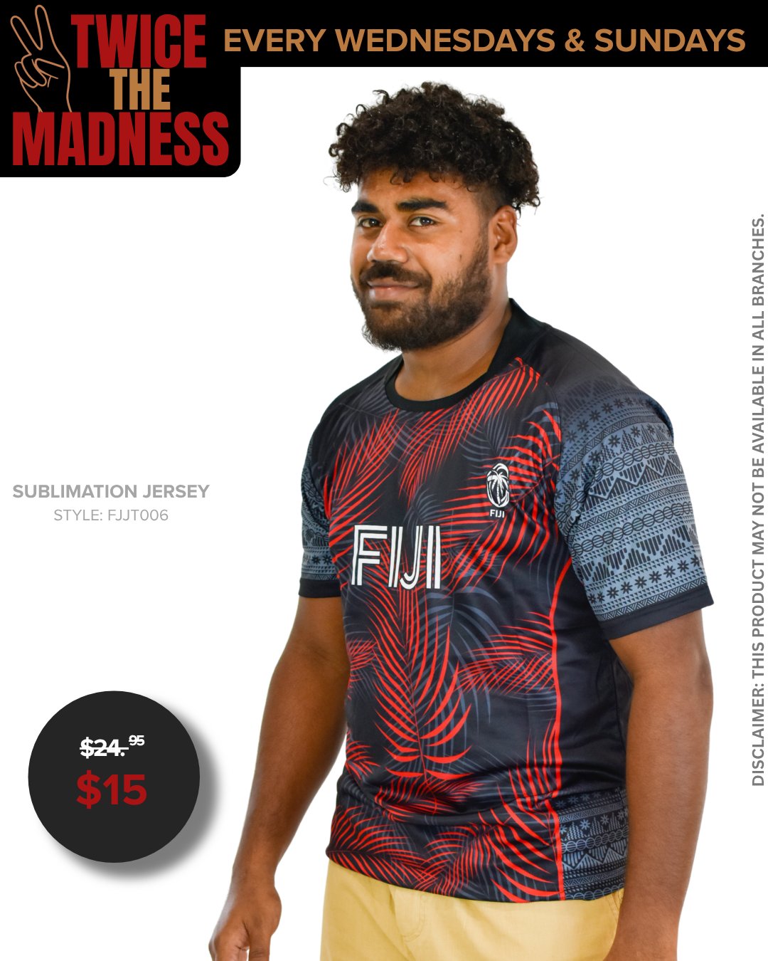 Sublimation Jersey - Fiji
