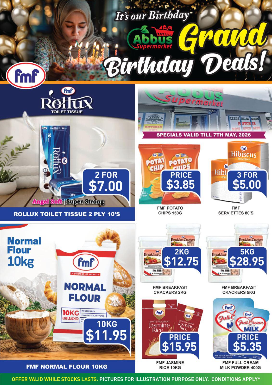 Abbus Supermarket Grand Birthday Deals - Page 1