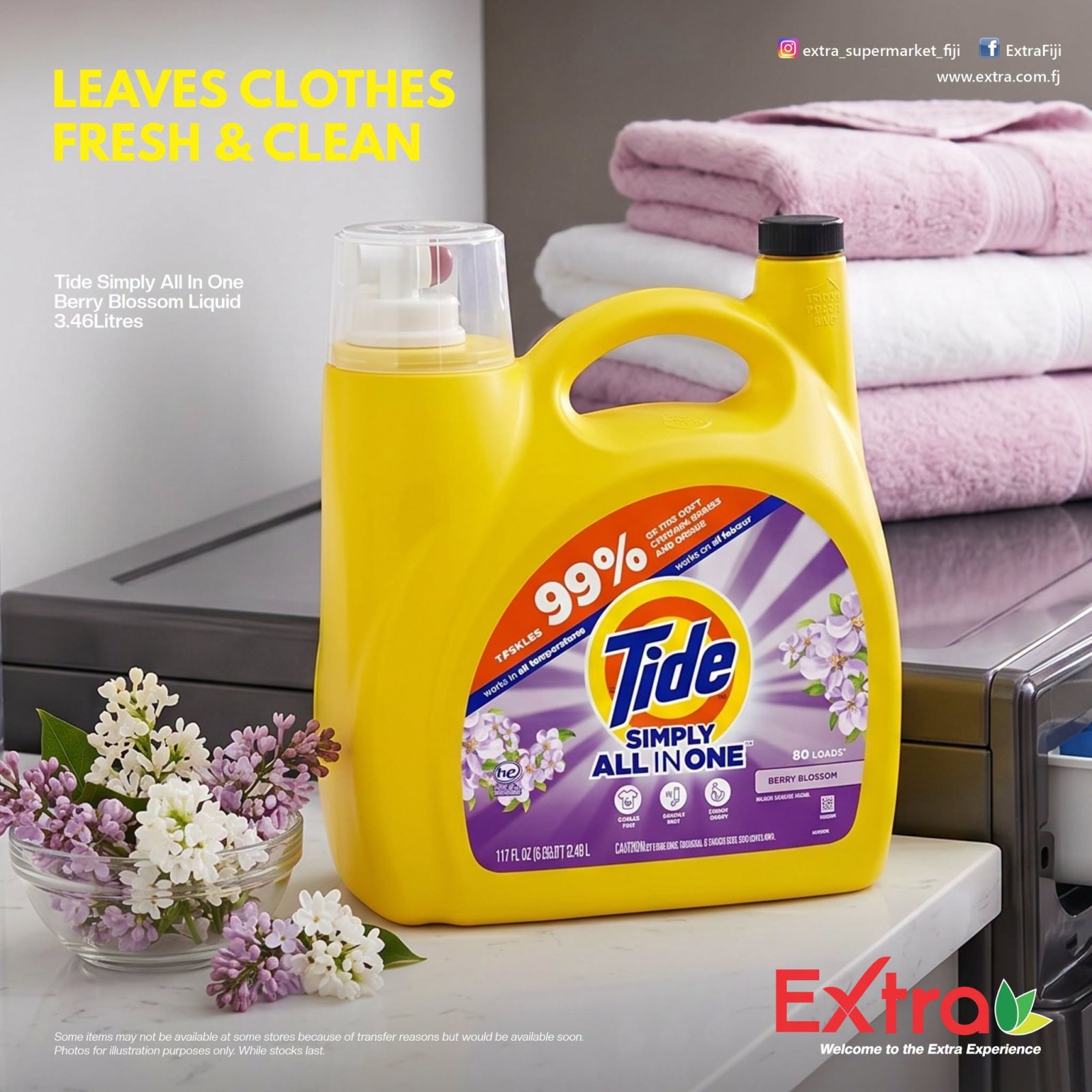 Tide Simply All In One Berry Blossom Liquid