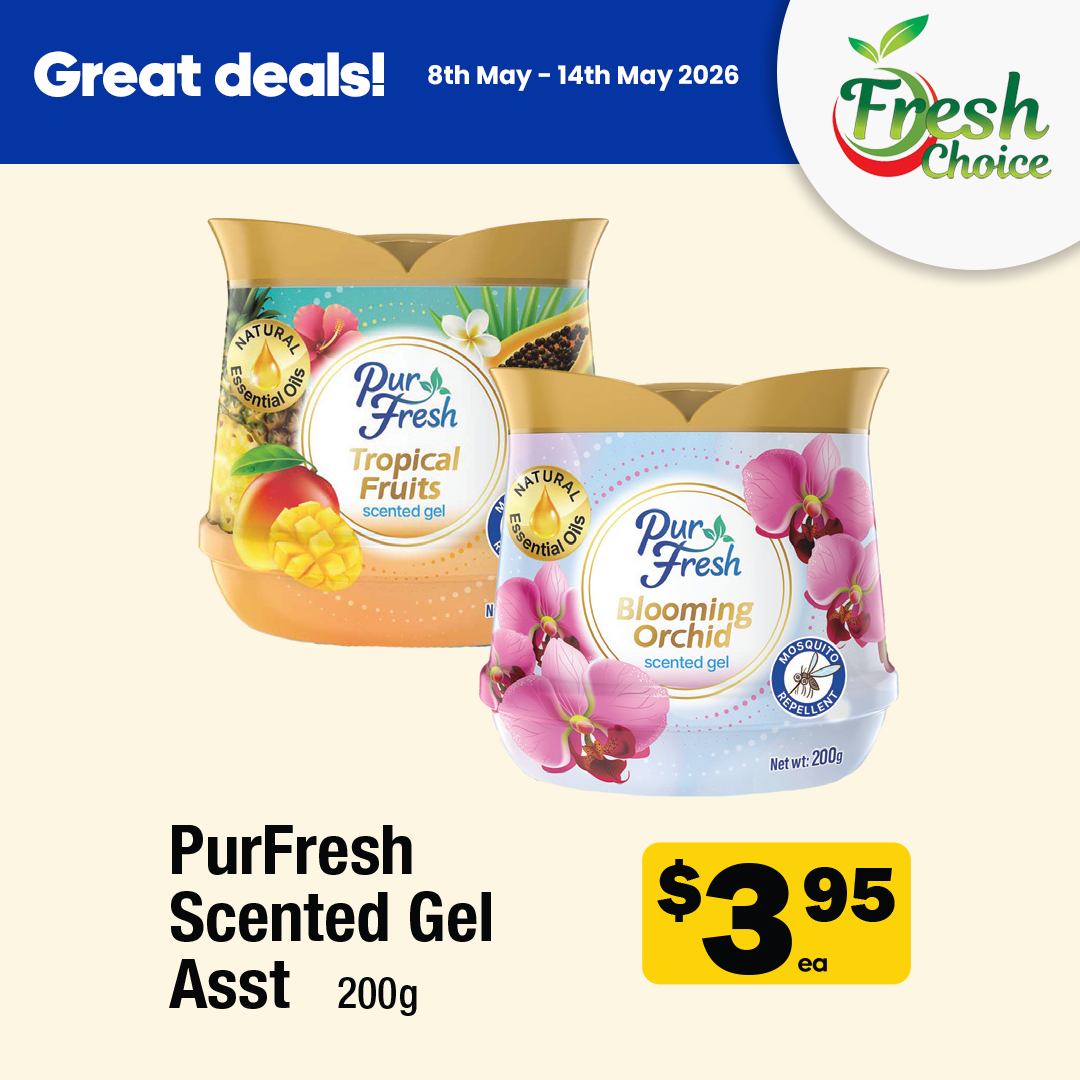 PurFresh Scented Gel Asst 200g