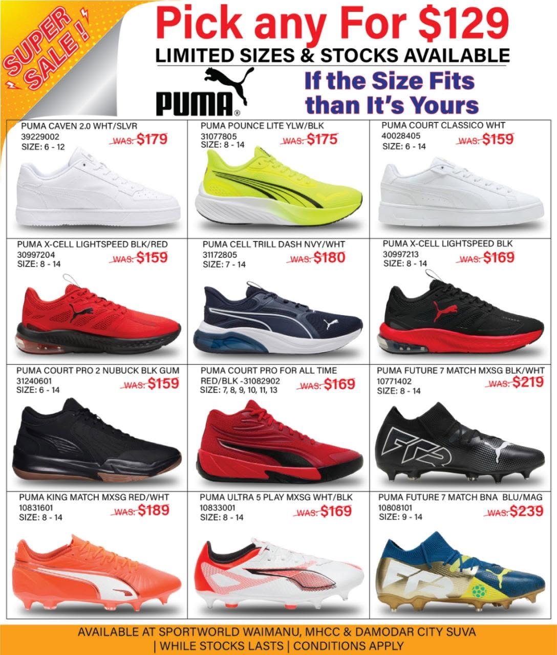 Puma Shoes Super Sale – Pick Any For $129 - Page 1