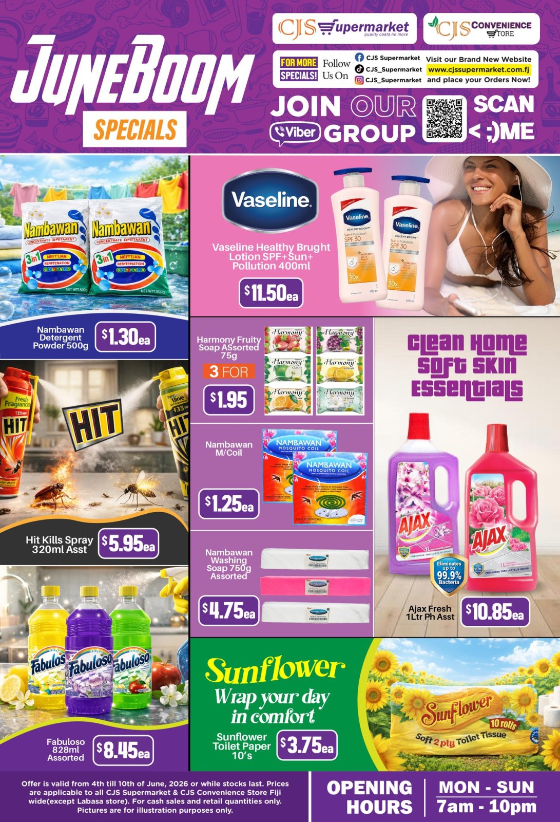 June Boom Specials