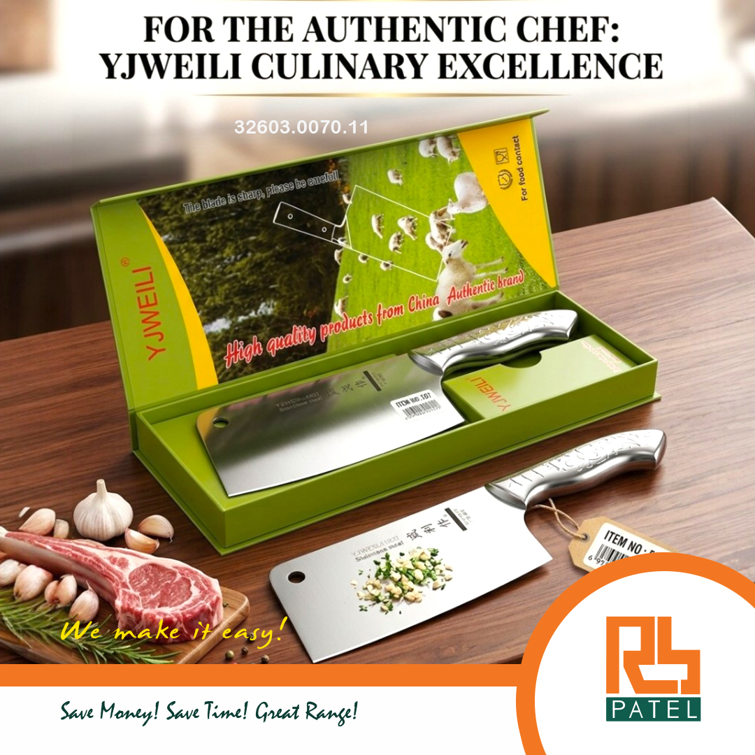 YJWEILI Stainless Steel Chopping Knife - 31.5cm