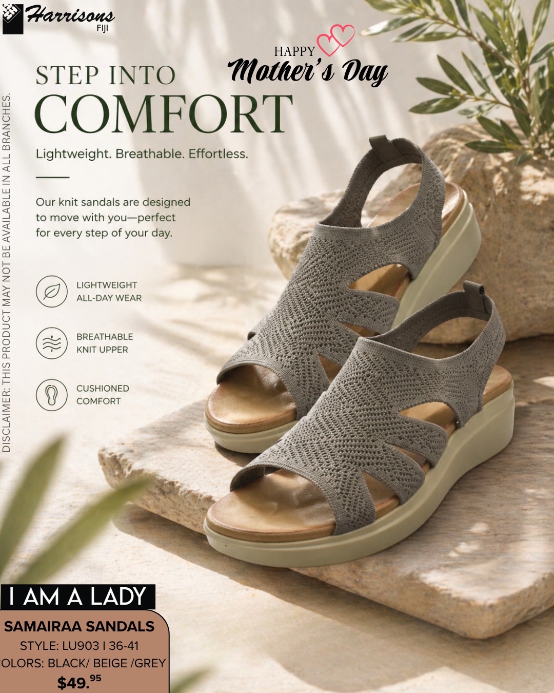 I Am A Lady Samairaa Sandals