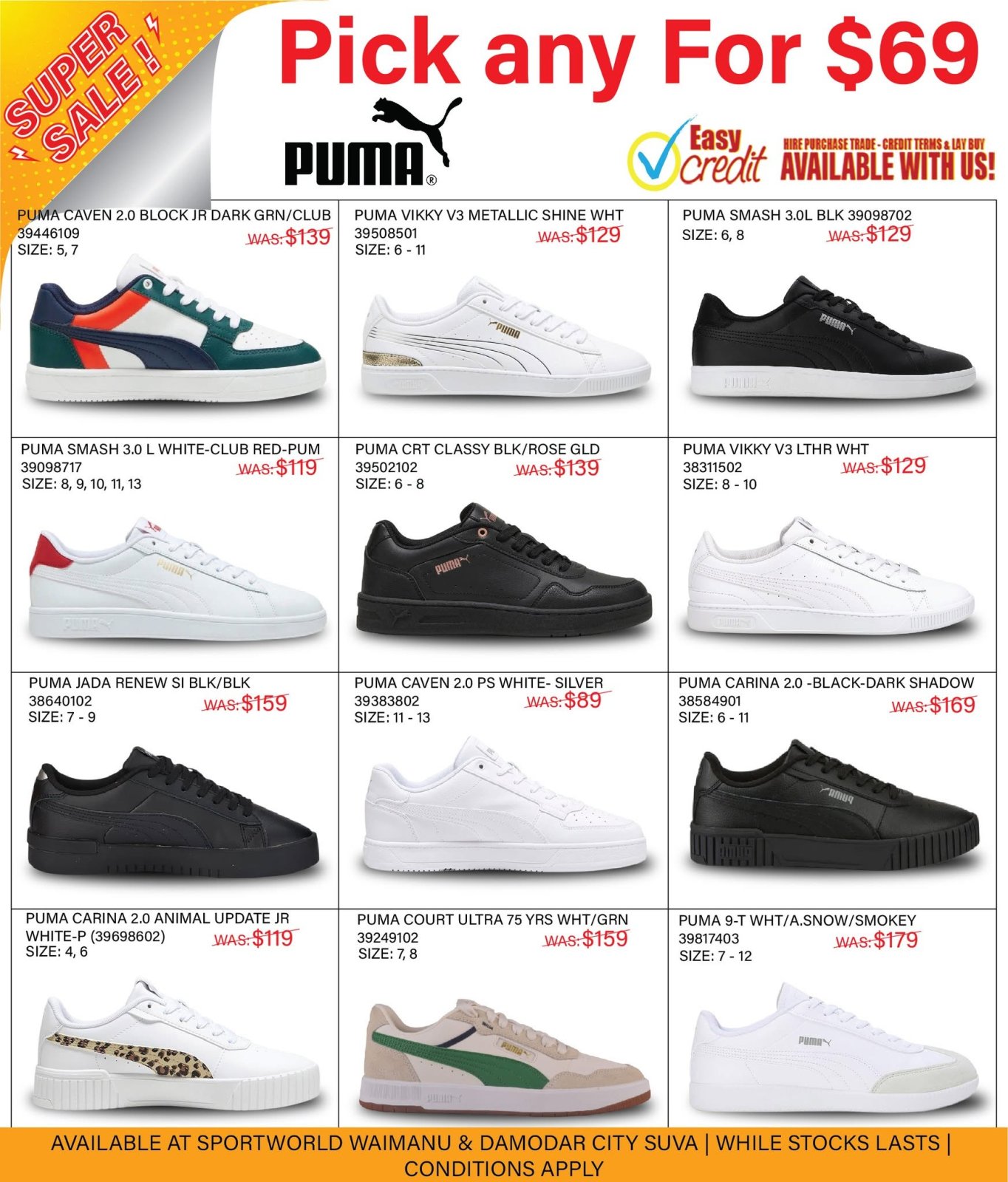 PUMA Super Sale – Pick Any For $69 - Page 1