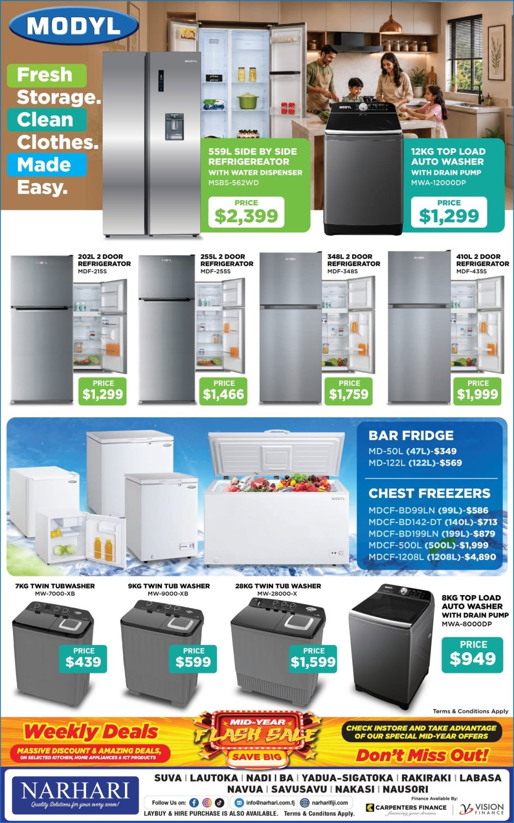 Modyl Fresh Storage, Clean Clothes Mid-Year Sale - Page 1