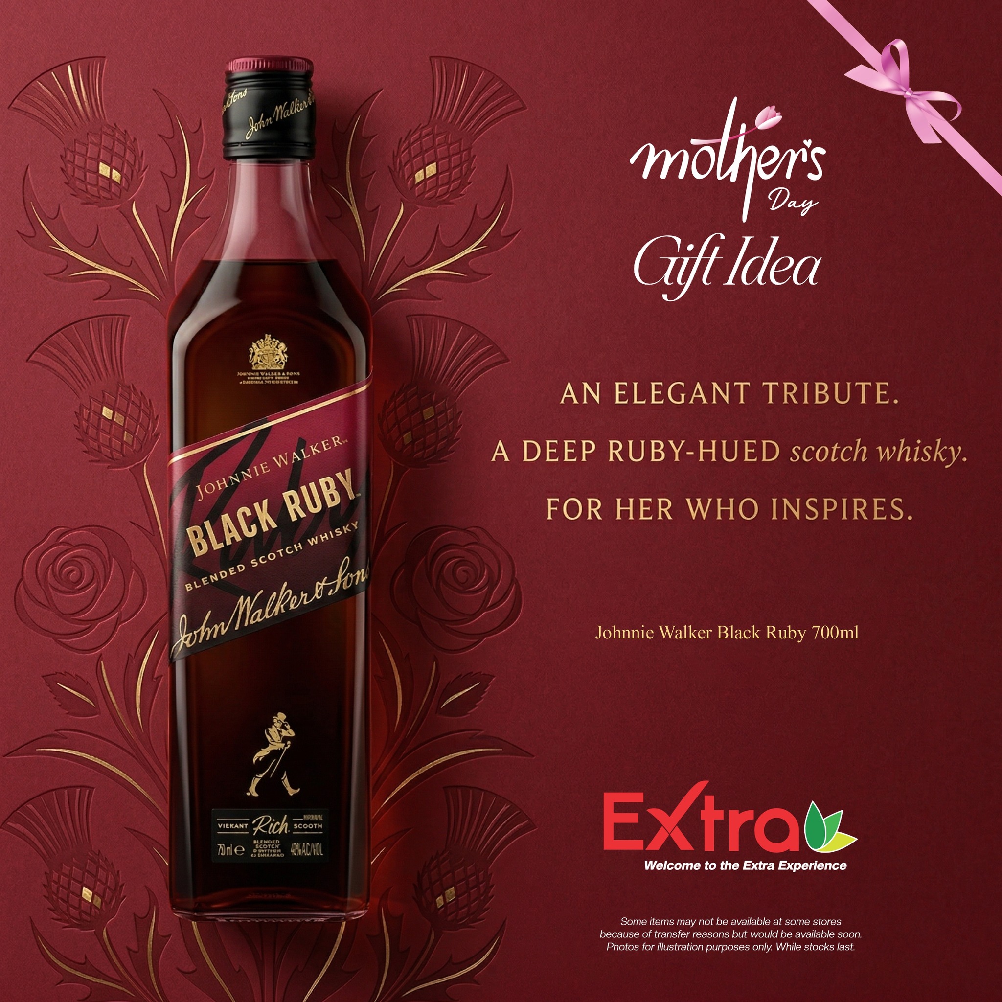 Johnnie Walker Black Ruby 700ml - $109.95each