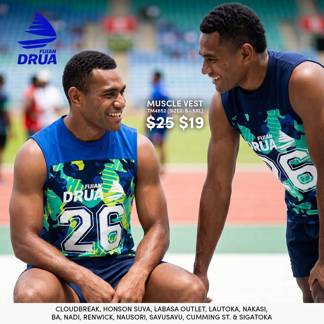 Fijian Drua Muscle Vest