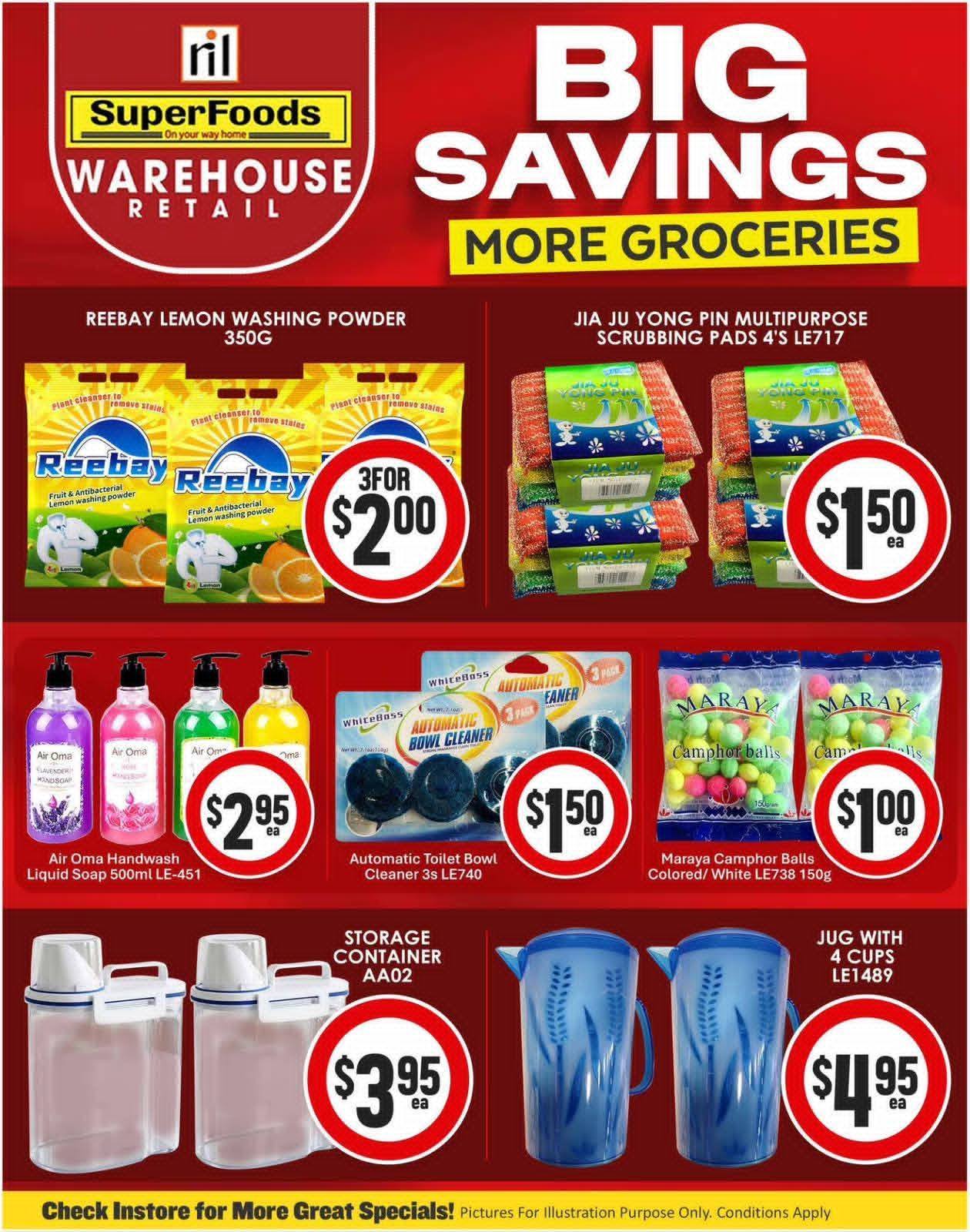 Big Savings - More Groceries - Page 1