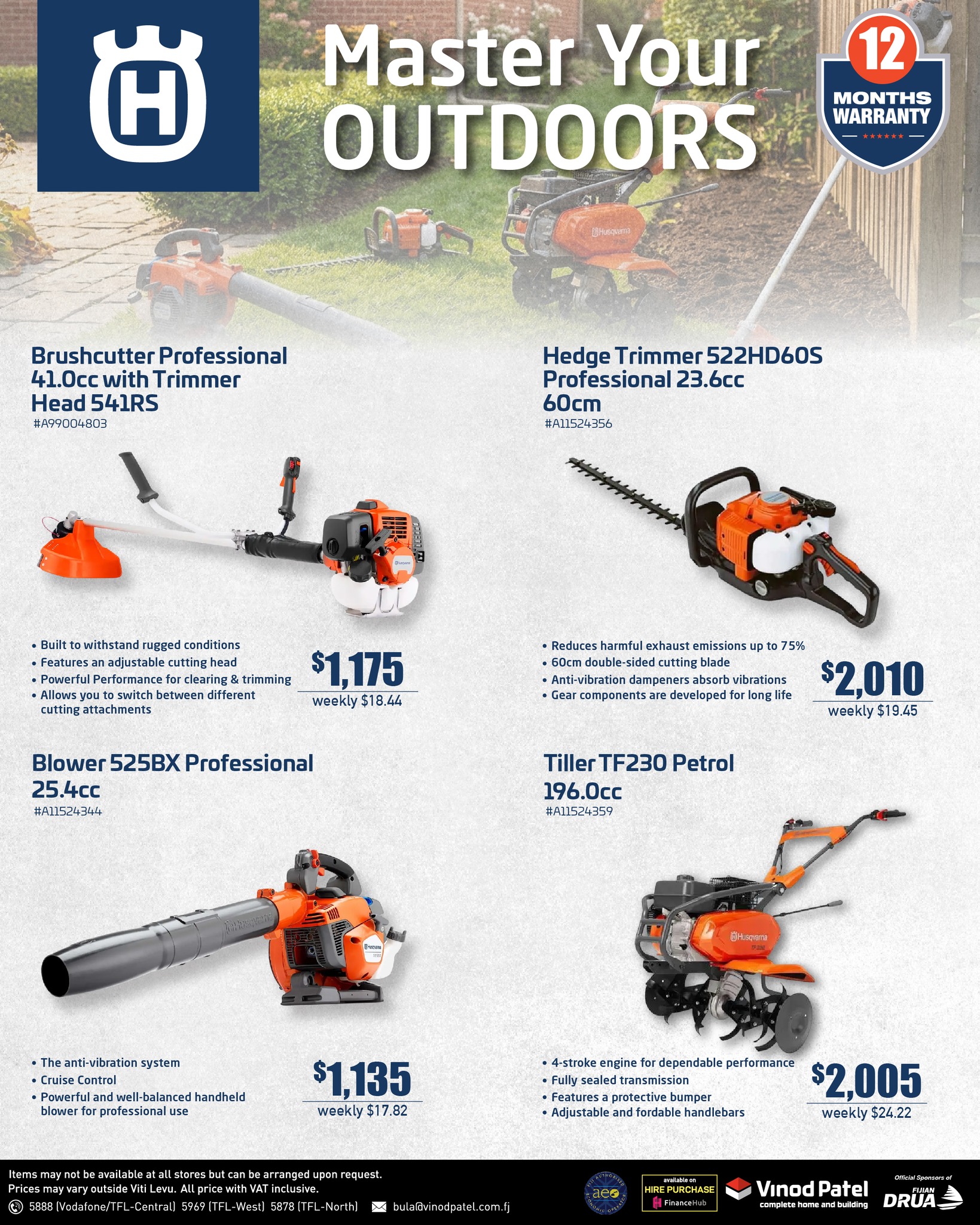 Master Your Outdoors - Husqvarna Professional Equipment - Page 1