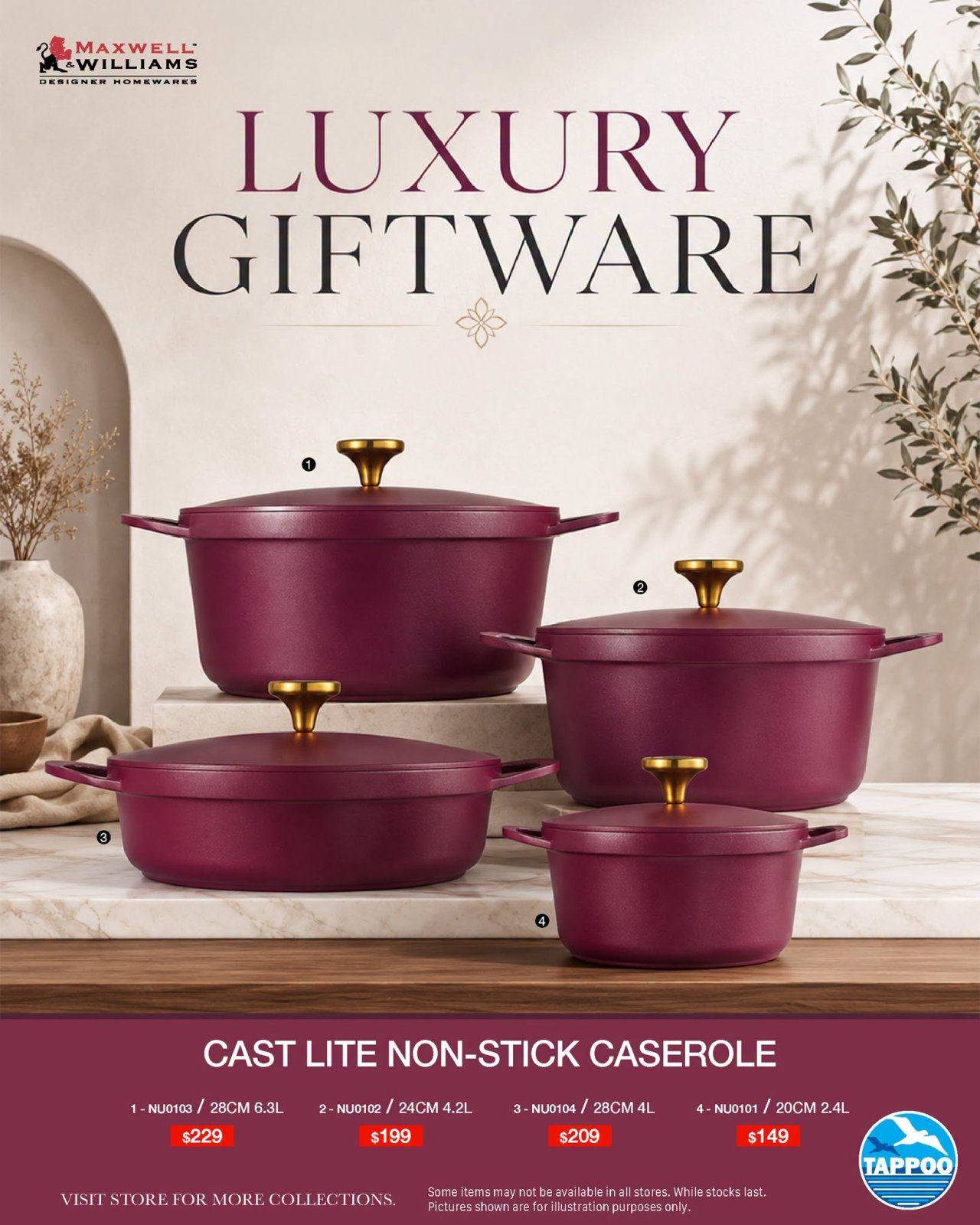 Cast Lite Non-Stick Casserole Collection - Page 1