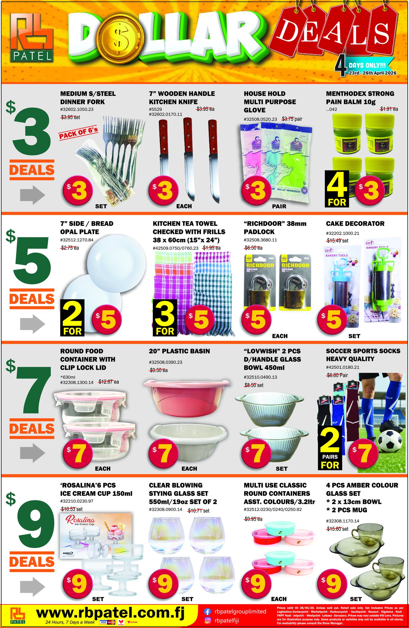 RB Patel's Great Dollar Sale - Page 1