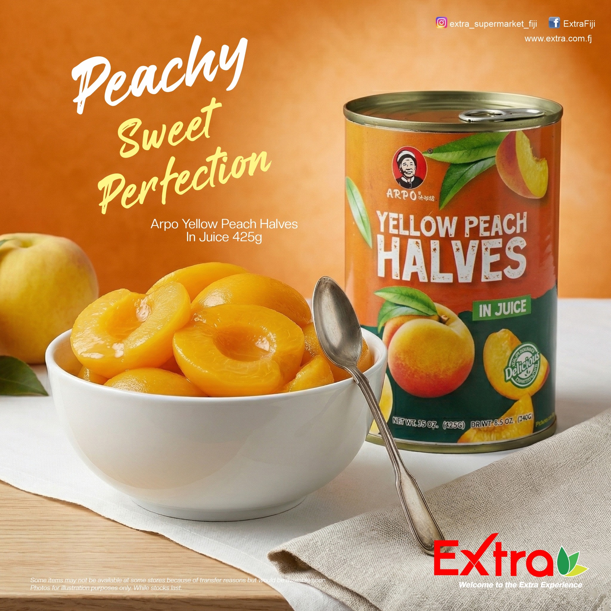 Arpo Yellow Peach Halves 425g