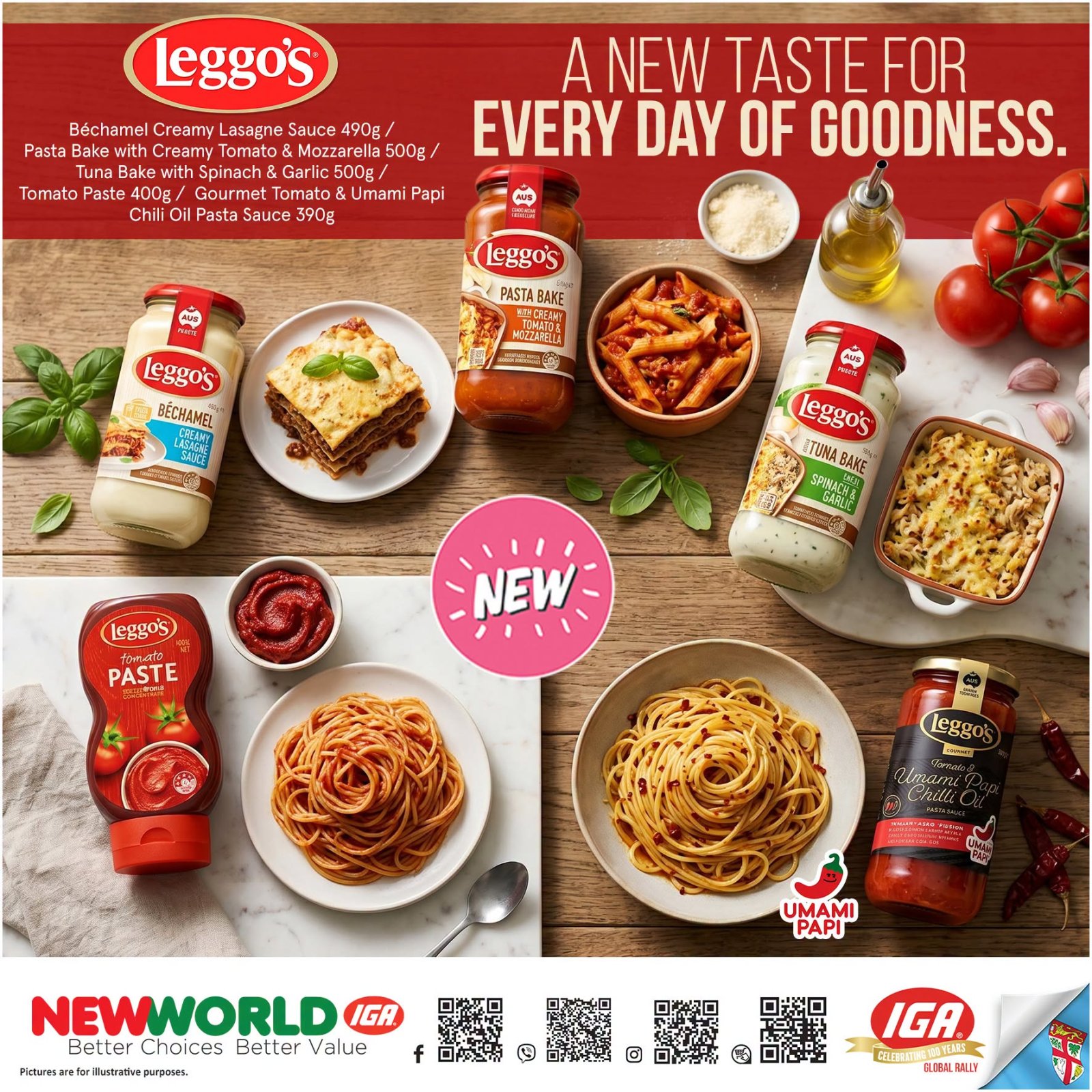 Leggo's Pasta & Sauce Products - Page 1